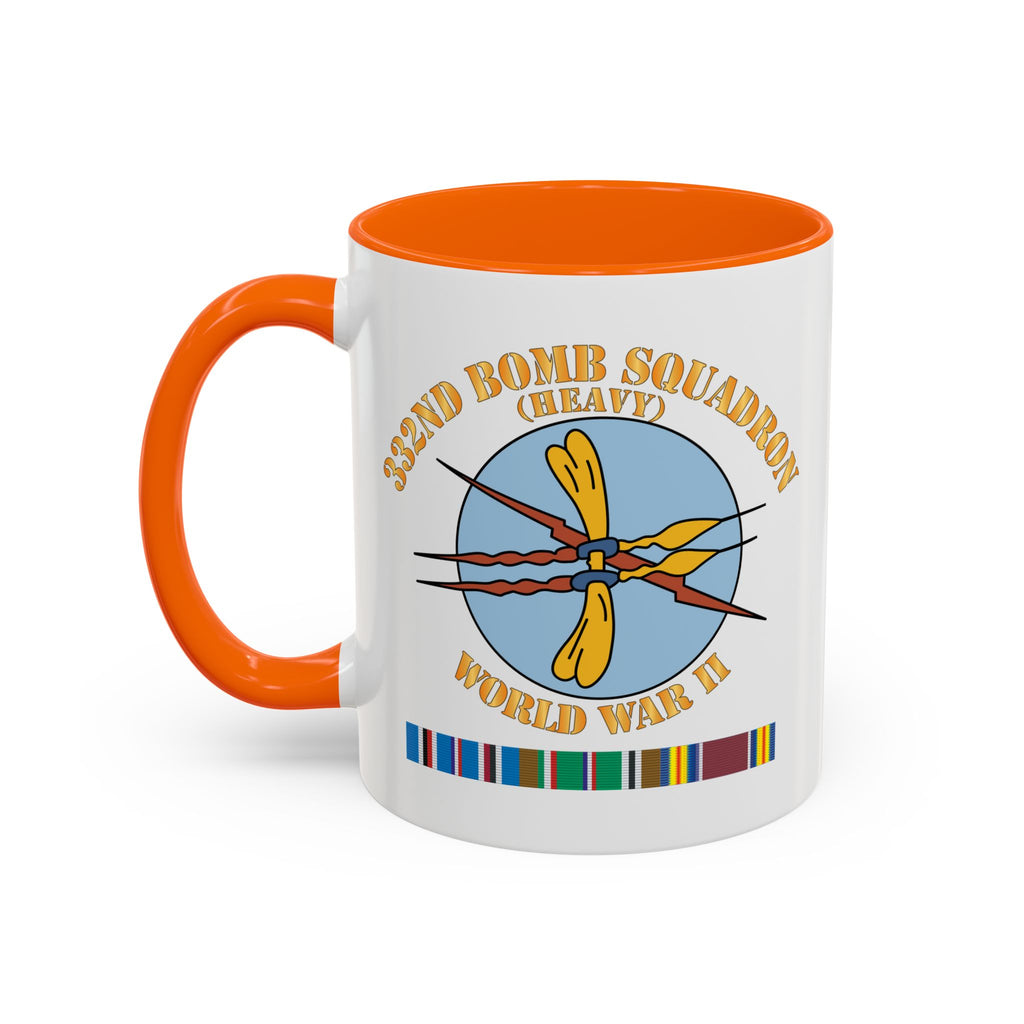 Accent Coffee Mug - AAC - 332nd Bomb Squadron WWII w SVC X 300