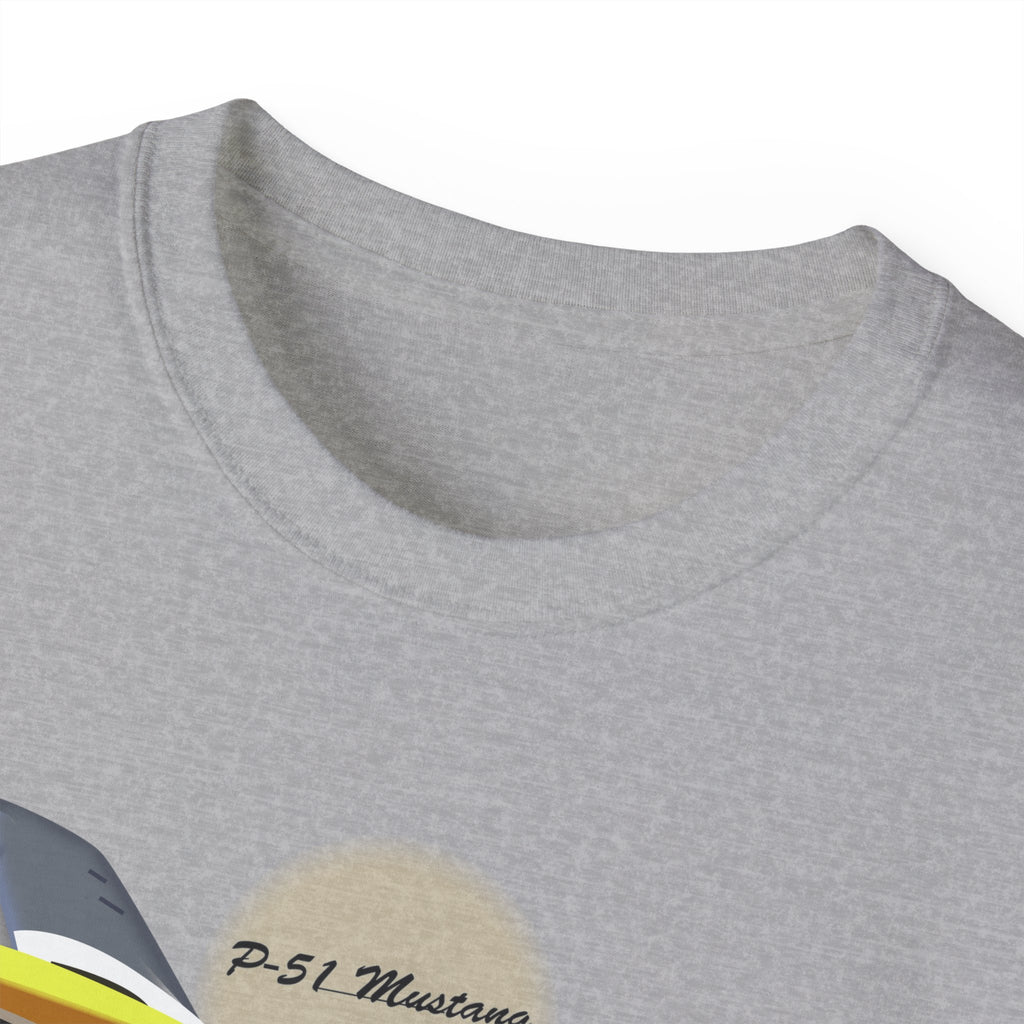 Unisex Ultra Cotton Tee - Army Air Corps P-51 Mustang wo AAC X 300