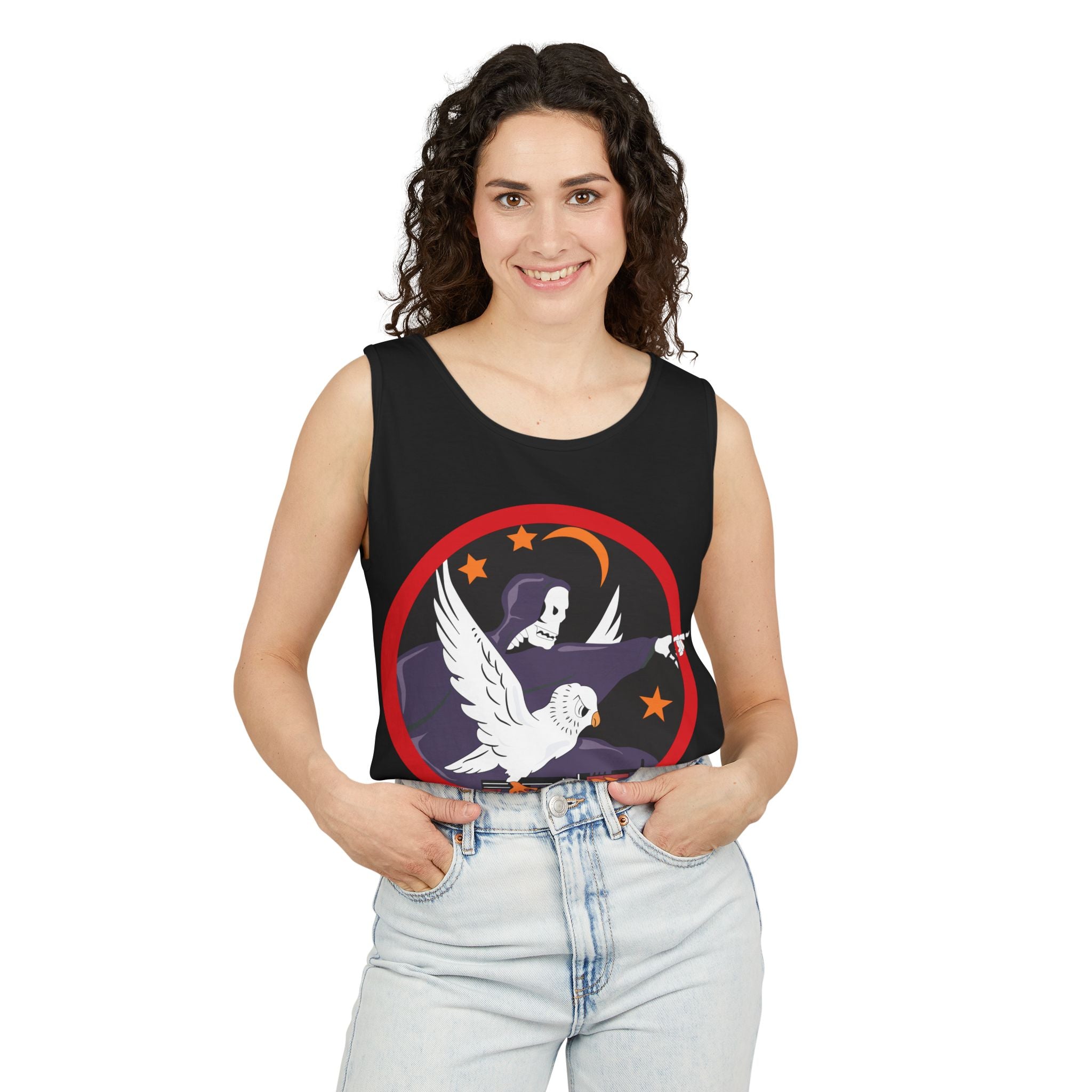 Unisex Garment-Dyed Tank Top - AAC - 416th Night Fighter Squadron wo txt X 300