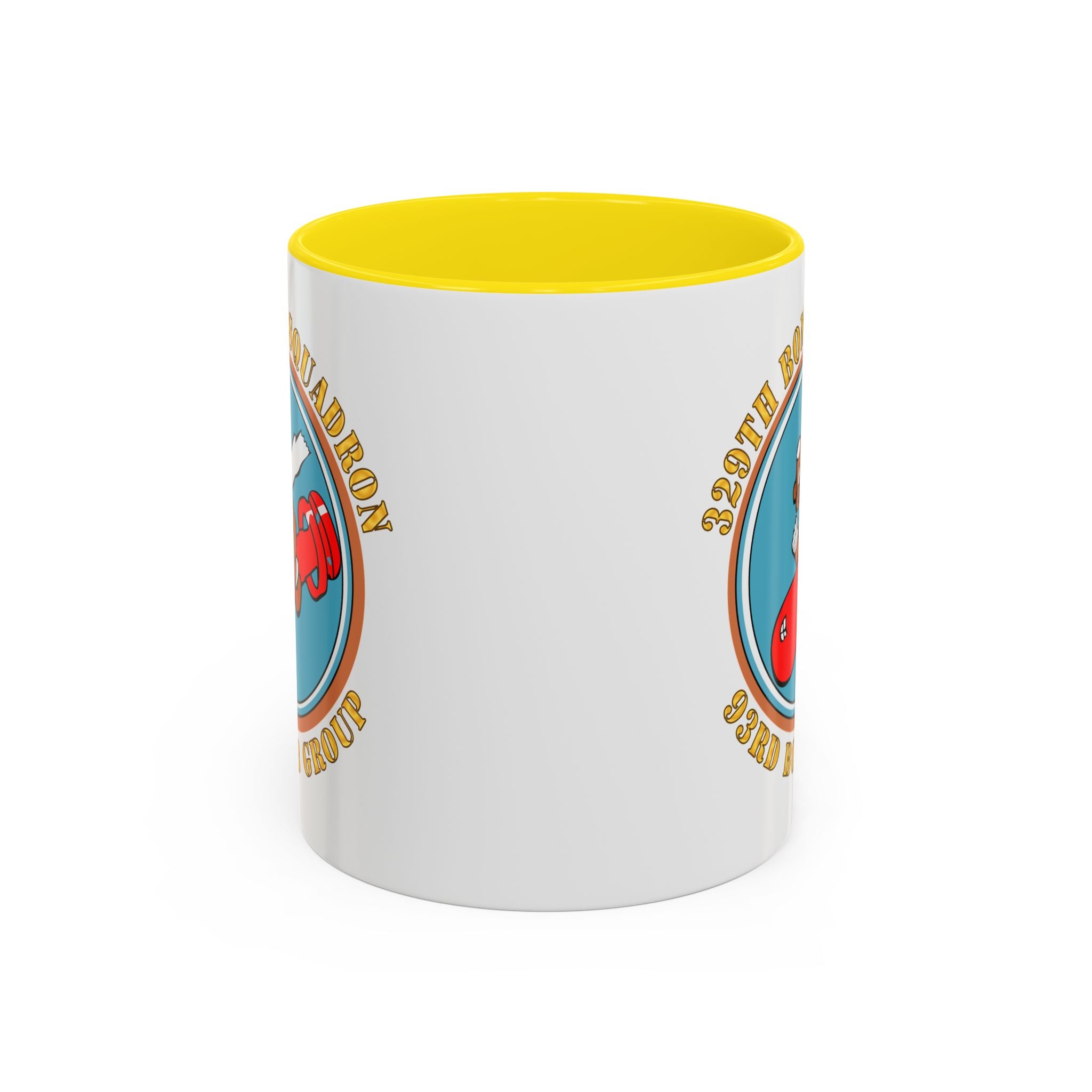 Accent Coffee Mug - AAC - 329th Bomb Squadron,93rd Bomb Group - WWII - USAAF