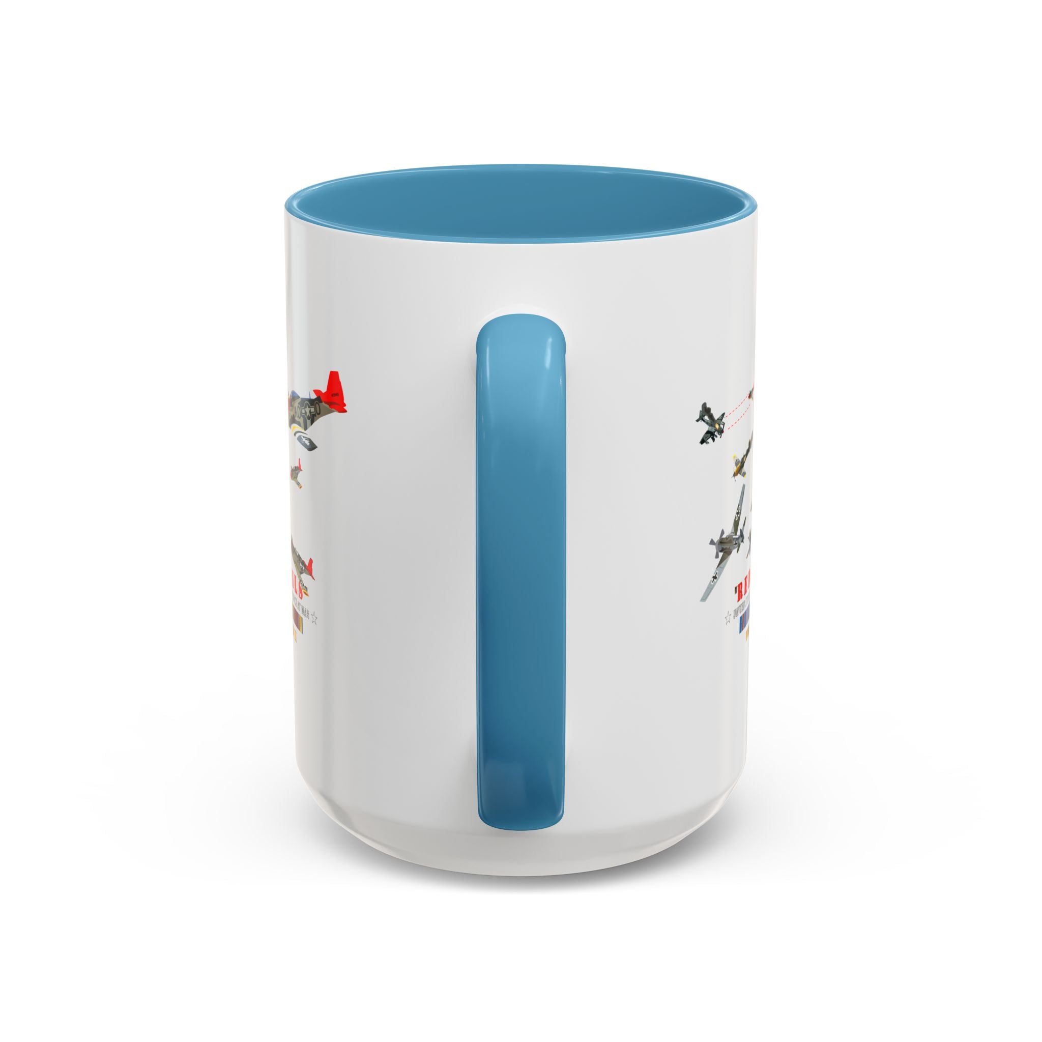 Accent Coffee Mug - Army - AAC - 332nd Fighter Group - Red Tails - At War