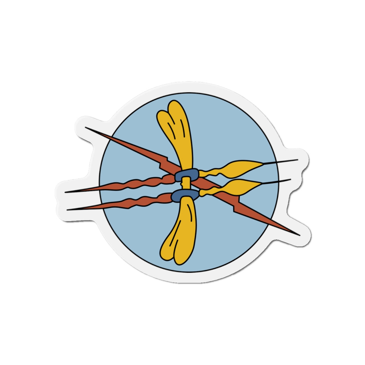 Die-Cut Magnets - AAC - 332nd Bomb Squadron WWII wo txt X 300