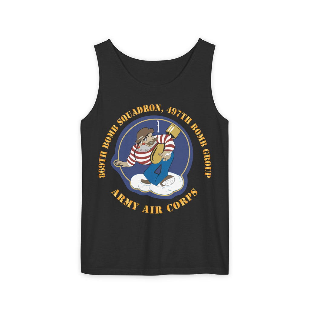 Unisex Garment-Dyed Tank Top - AAC - 869th Bomb Squadron, 497th Bomb Group X 300
