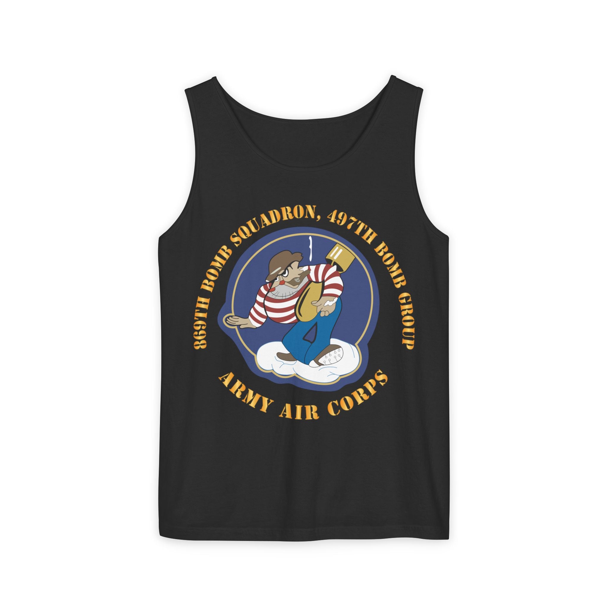 Unisex Garment-Dyed Tank Top - AAC - 869th Bomb Squadron, 497th Bomb Group X 300