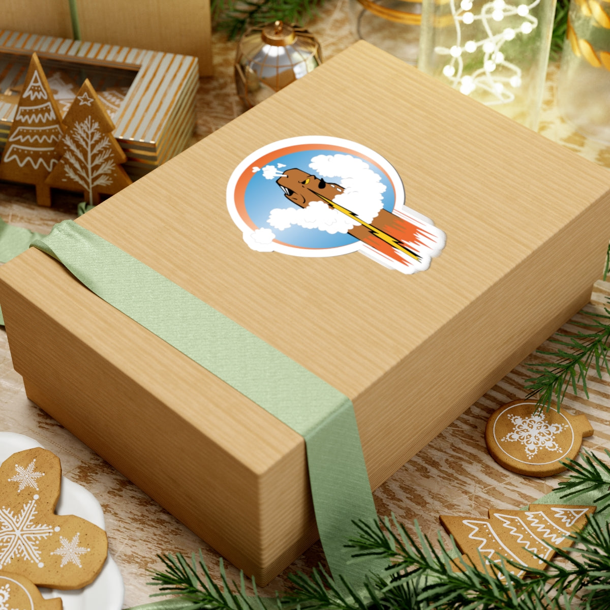 Kiss-Cut Stickers - AAC - 754th Bombardment Squadron, 458th Bomb Group, England X 300