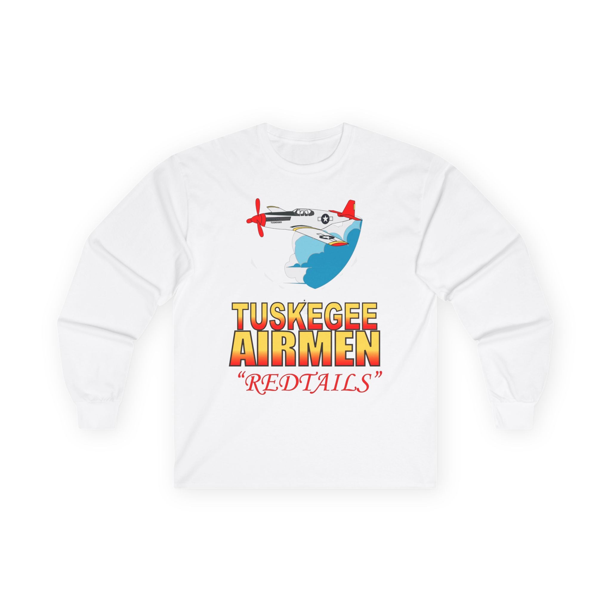 Unisex Long Sleeve Tee - Army Air Corp - Tuskegee Airmen - Redtails - AC - X 300