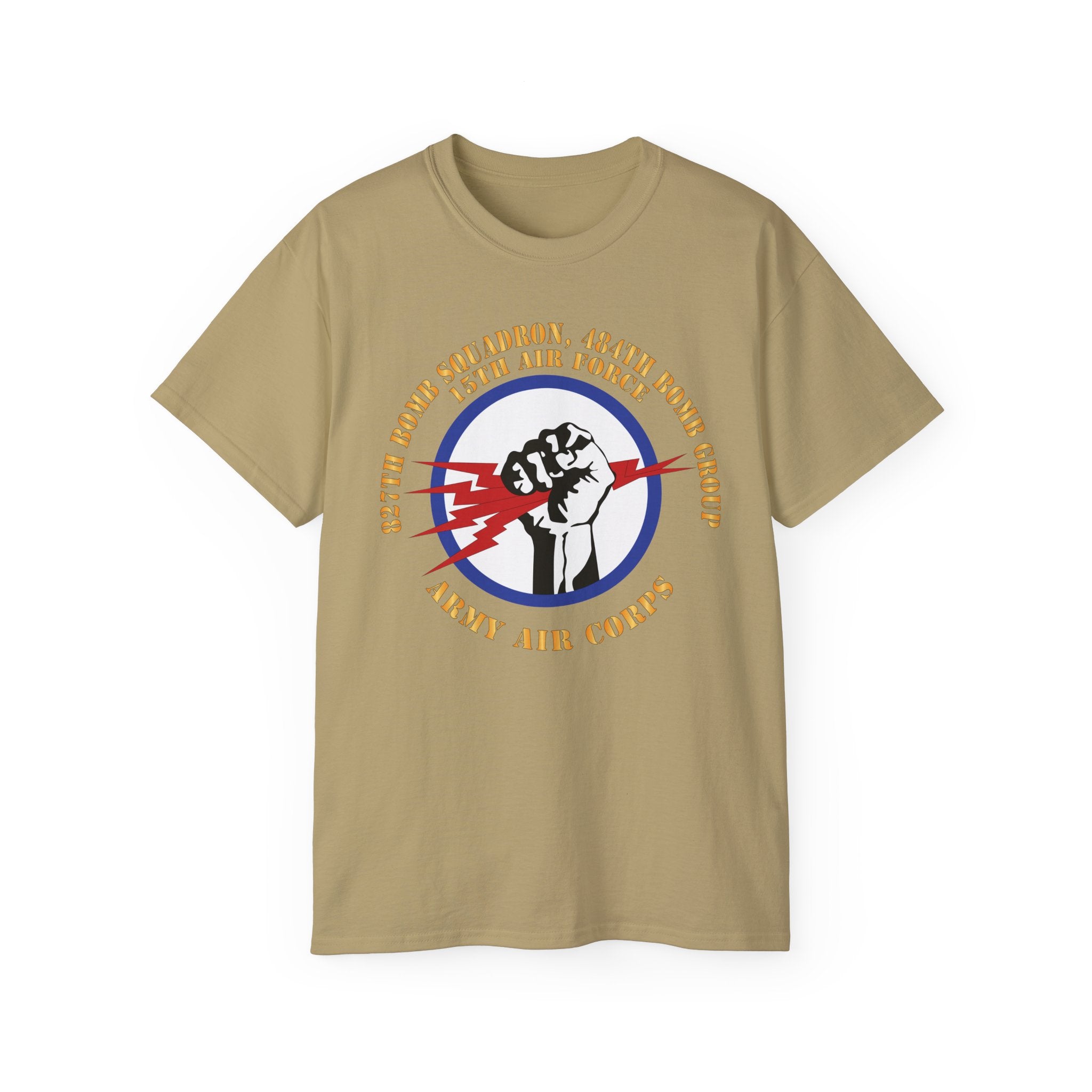 Unisex Ultra Cotton Tee - AAC - 827th Bomb Squadron, 484th Bomb Group - 15th AAF X 300
