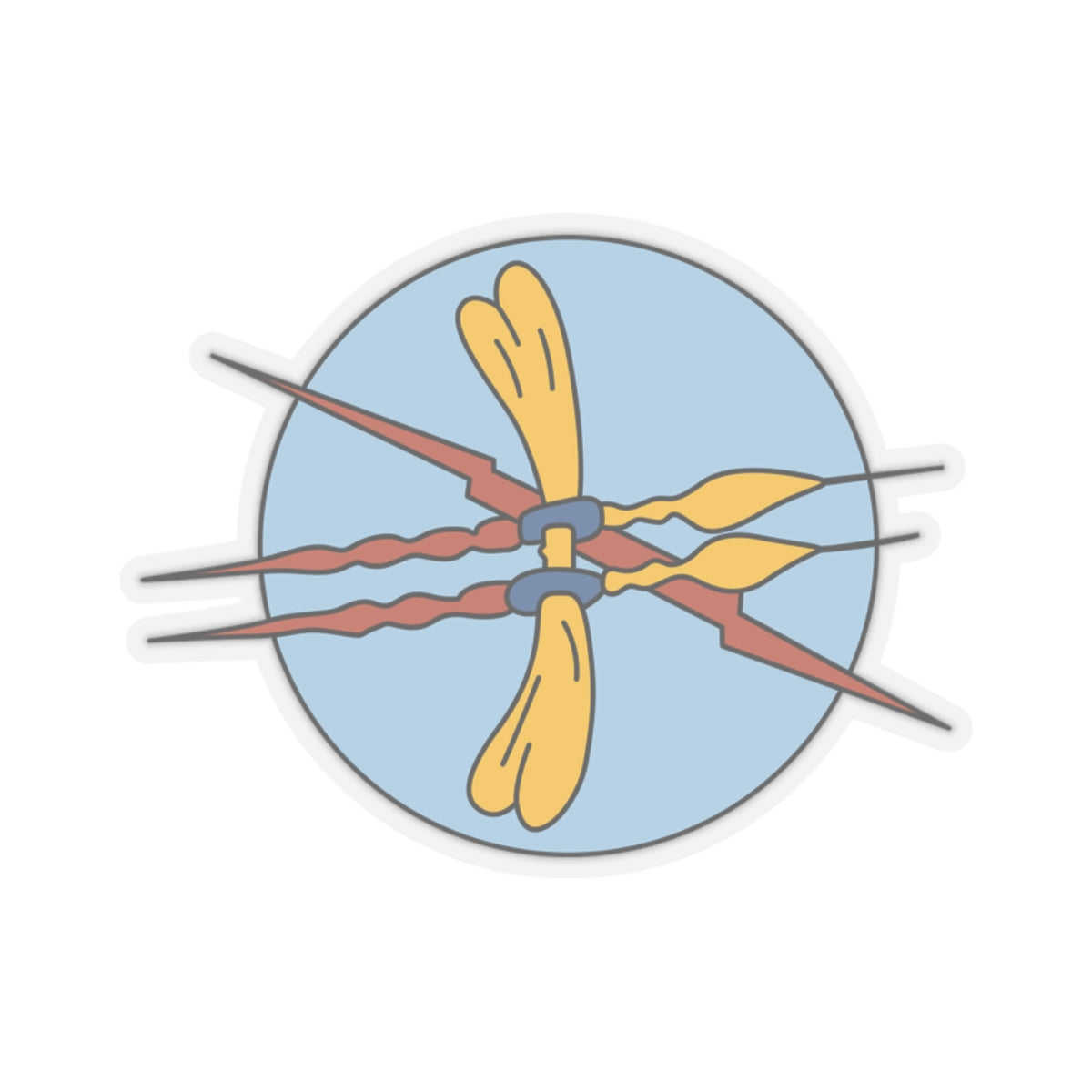 Kiss-Cut Stickers - AAC - 332nd Bomb Squadron WWII wo txt X 300