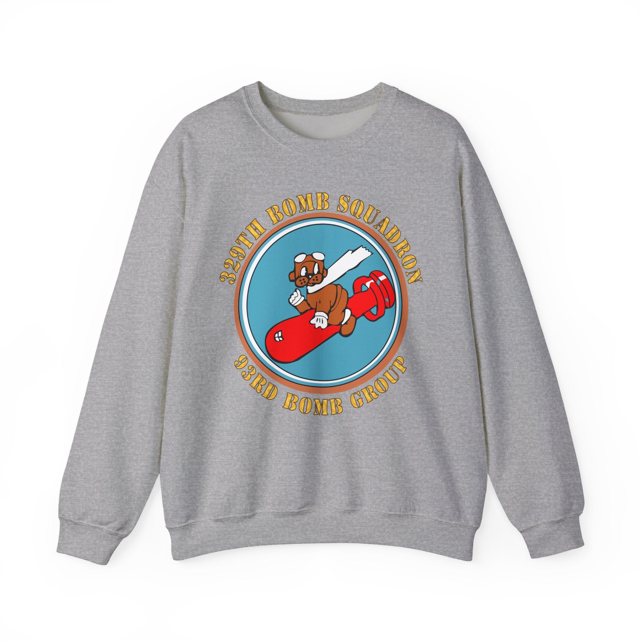 Crewneck Sweatshirt - AAC - 329th Bomb Squadron,93rd Bomb Group - WWII - USAAF