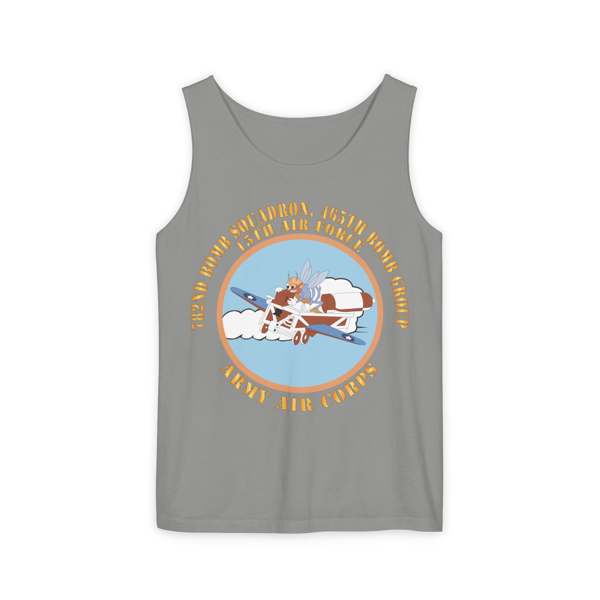 Unisex Garment-Dyed Tank Top - AAC - 782nd Bomb Squadron, 465th Bomb Group - 15th AF X 300