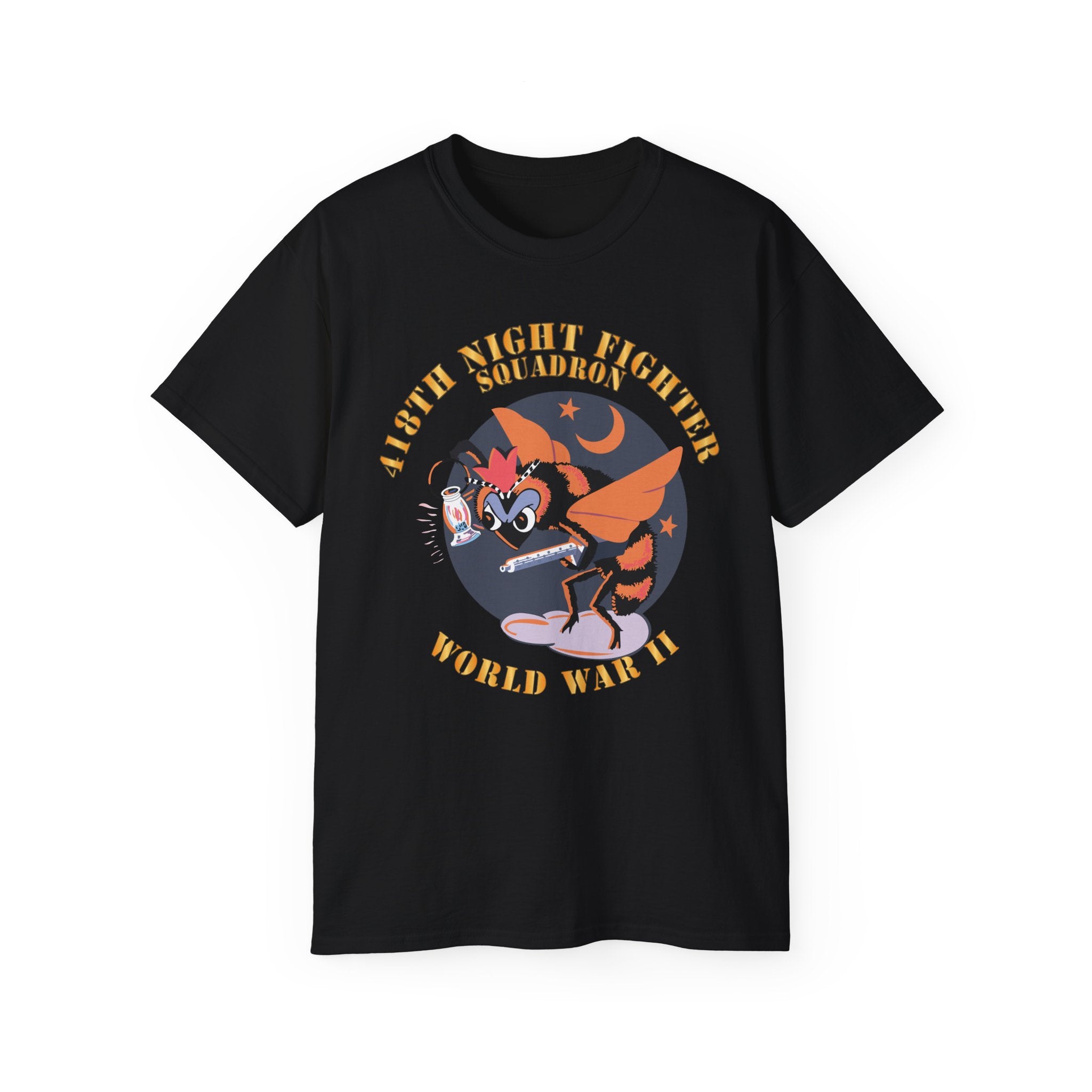 Unisex Ultra Cotton Tee - AAC - 418th Night Fighter Squadron - WWII X 300