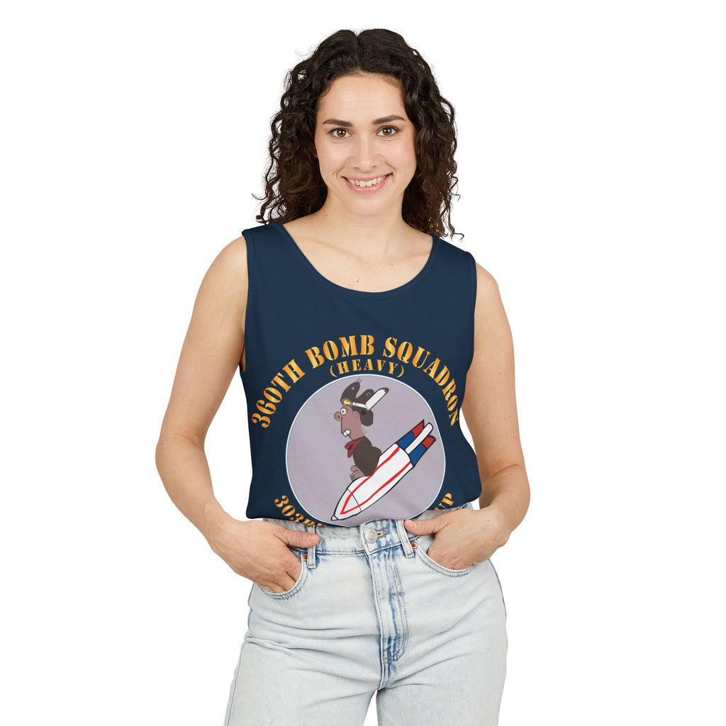 Unisex Garment-Dyed Tank Top - AAC - 360th Bomb Squadron - 303rd BG - WWII X 300