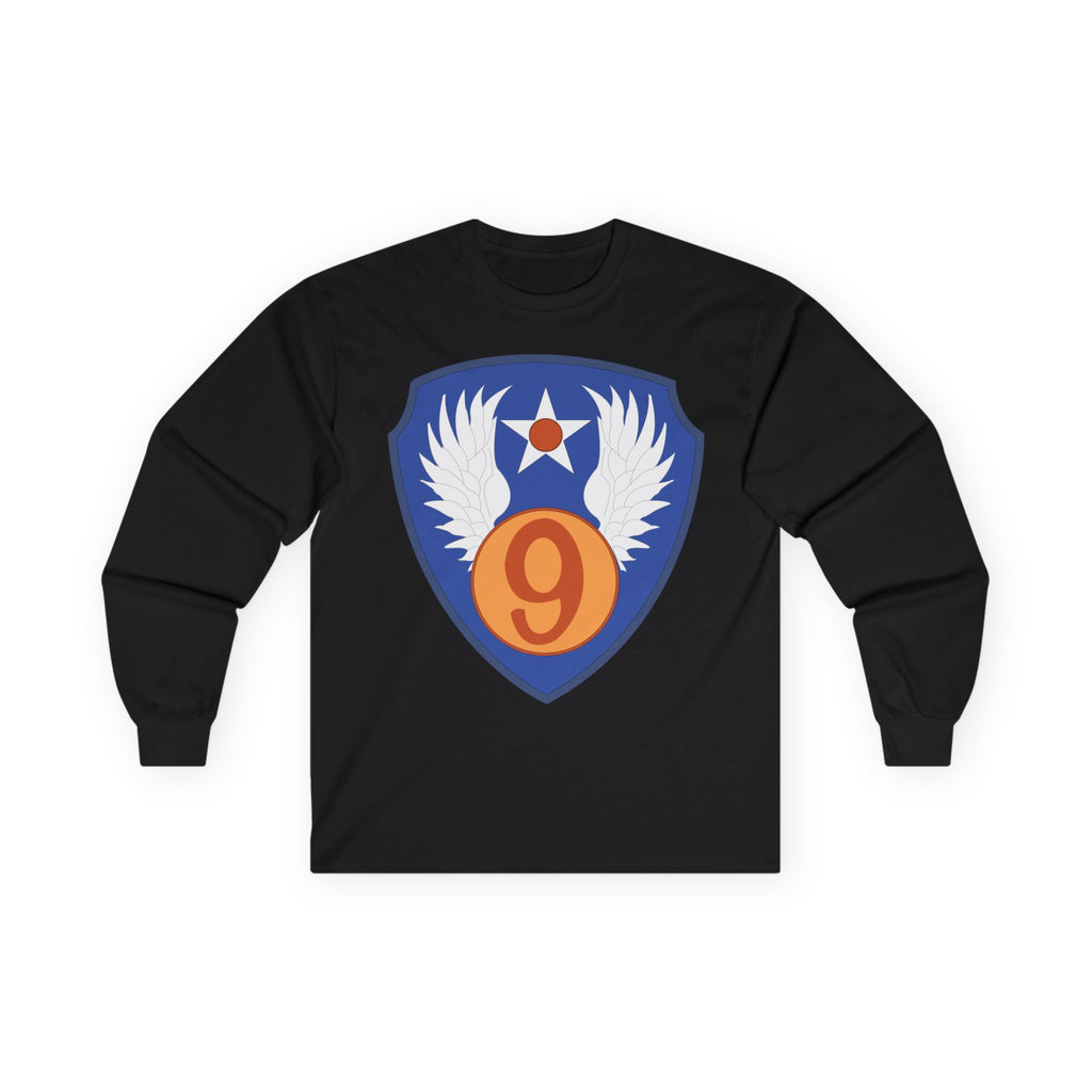 Unisex Long Sleeve Tee - AAC - SSI - 9th Air Force wo Txt X 300
