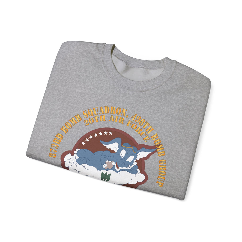 Crewneck Sweatshirt - AAC - 873rd Bomb Squadron, 498th Bomb Group - 20th AAF X 300