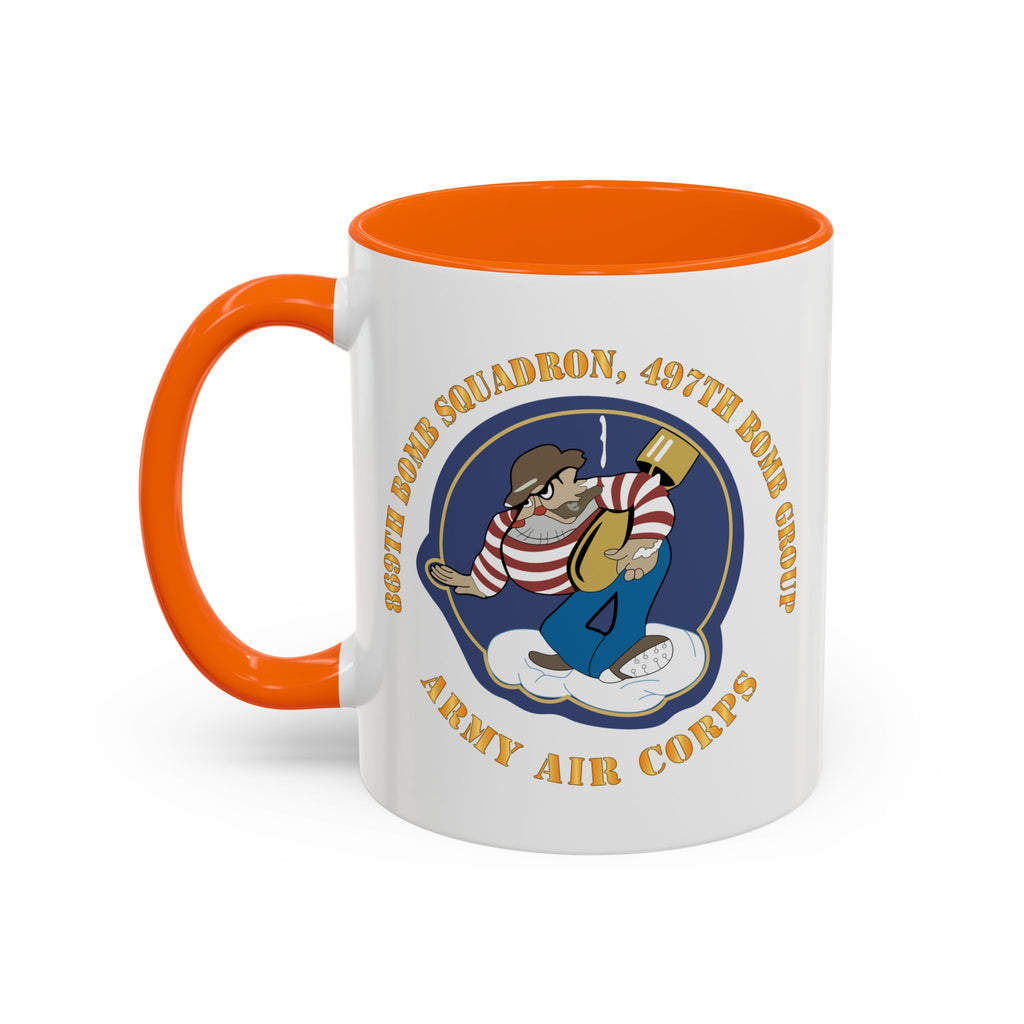 Accent Coffee Mug - AAC - 869th Bomb Squadron, 497th Bomb Group X 300