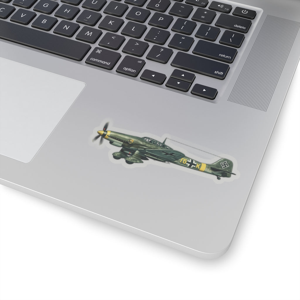 Kiss-Cut Stickers - WWII - Fighter Aircraft - German Stuka Dive Bomber - Profile - Left
