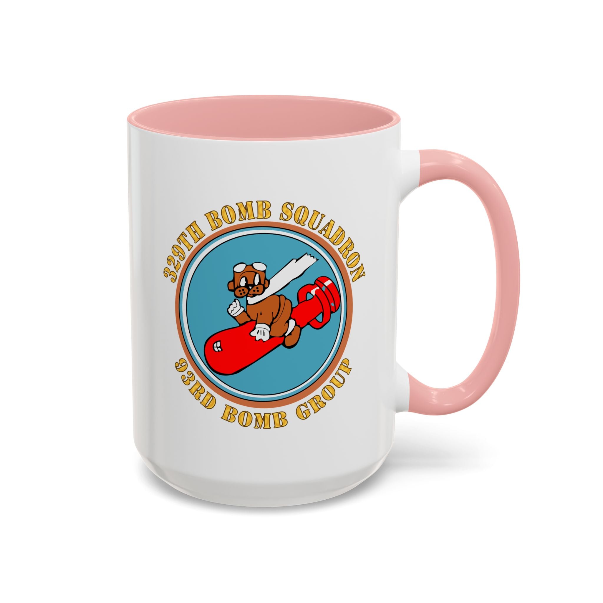 Accent Coffee Mug - AAC - 329th Bomb Squadron,93rd Bomb Group - WWII - USAAF