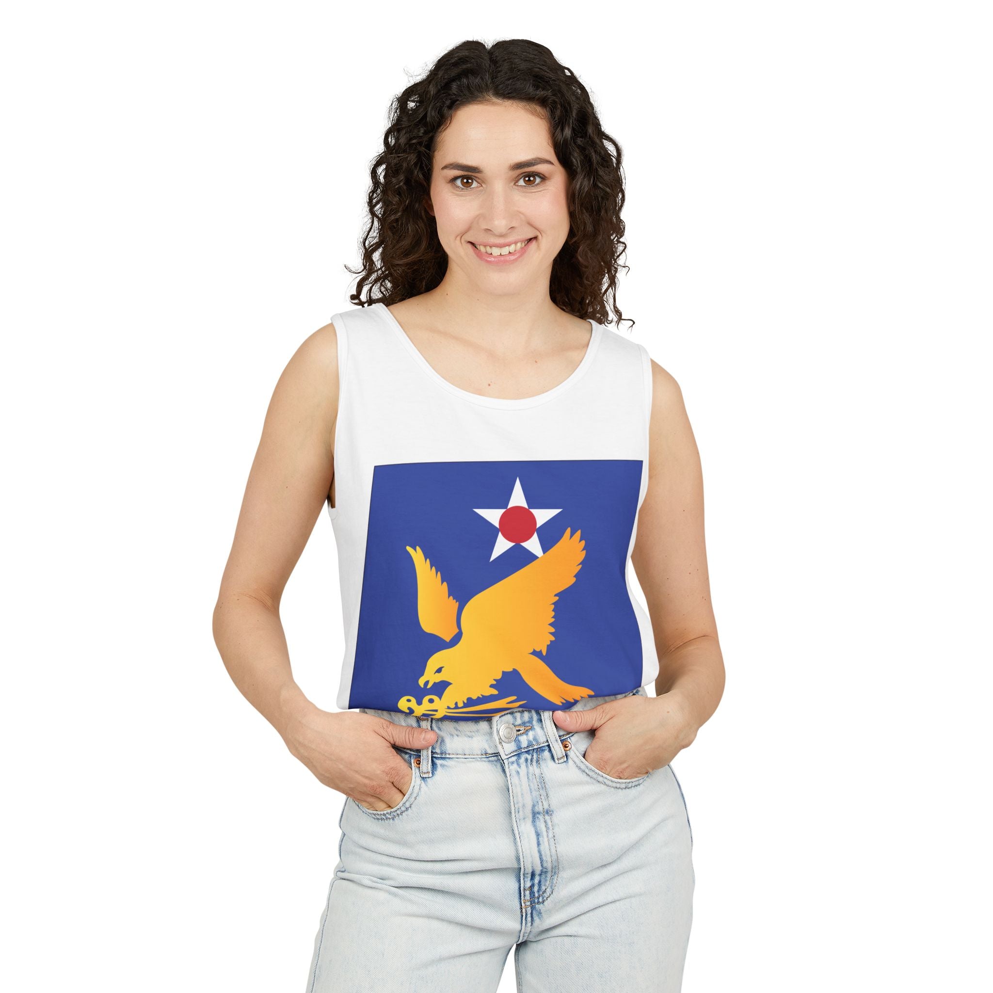 Unisex Garment-Dyed Tank Top - SSI - AAC - 2nd Air Force wo Txt X 300