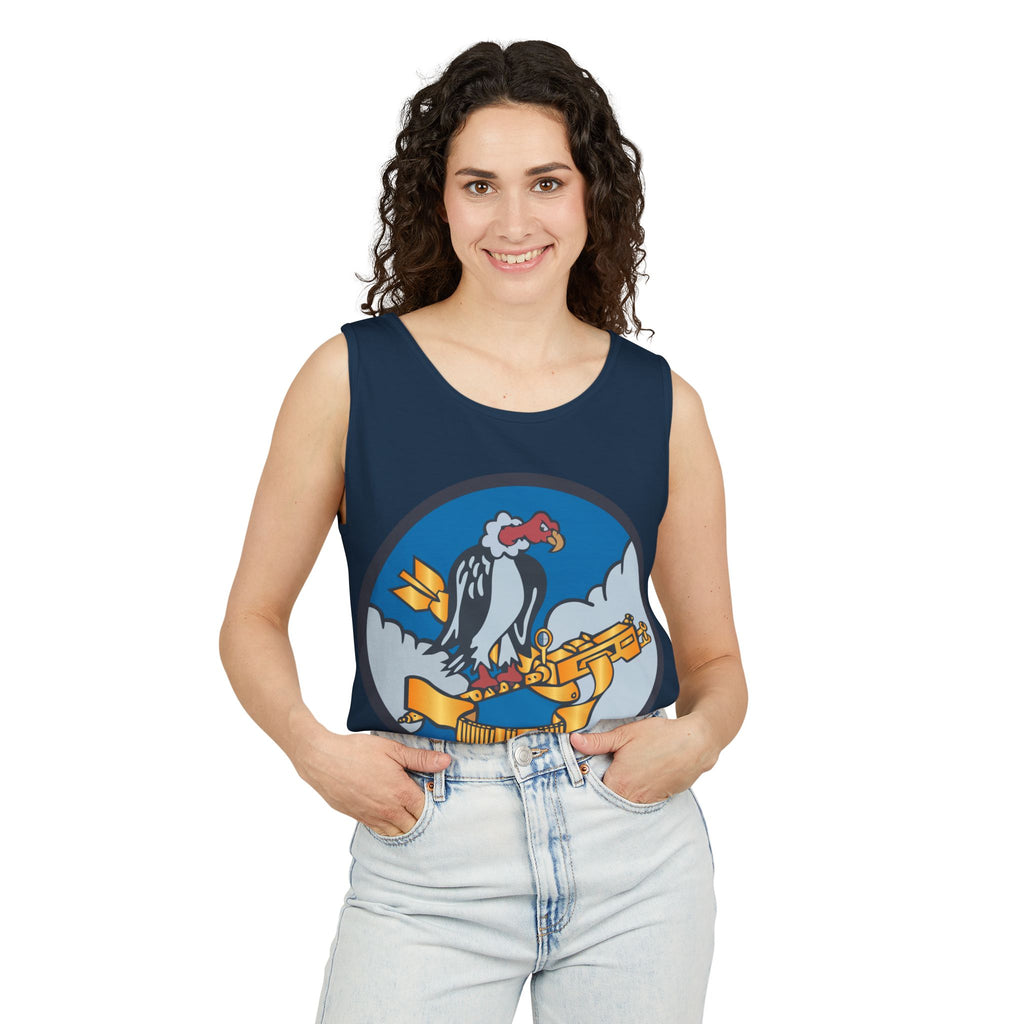 Unisex Garment-Dyed Tank Top - AAC - 824th Bomb Squadron, 484th Bomb Group - 15th AAF wo txt X 300