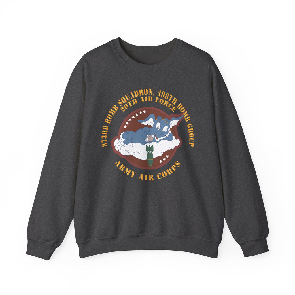 Crewneck Sweatshirt - AAC - 873rd Bomb Squadron, 498th Bomb Group - 20th AAF X 300