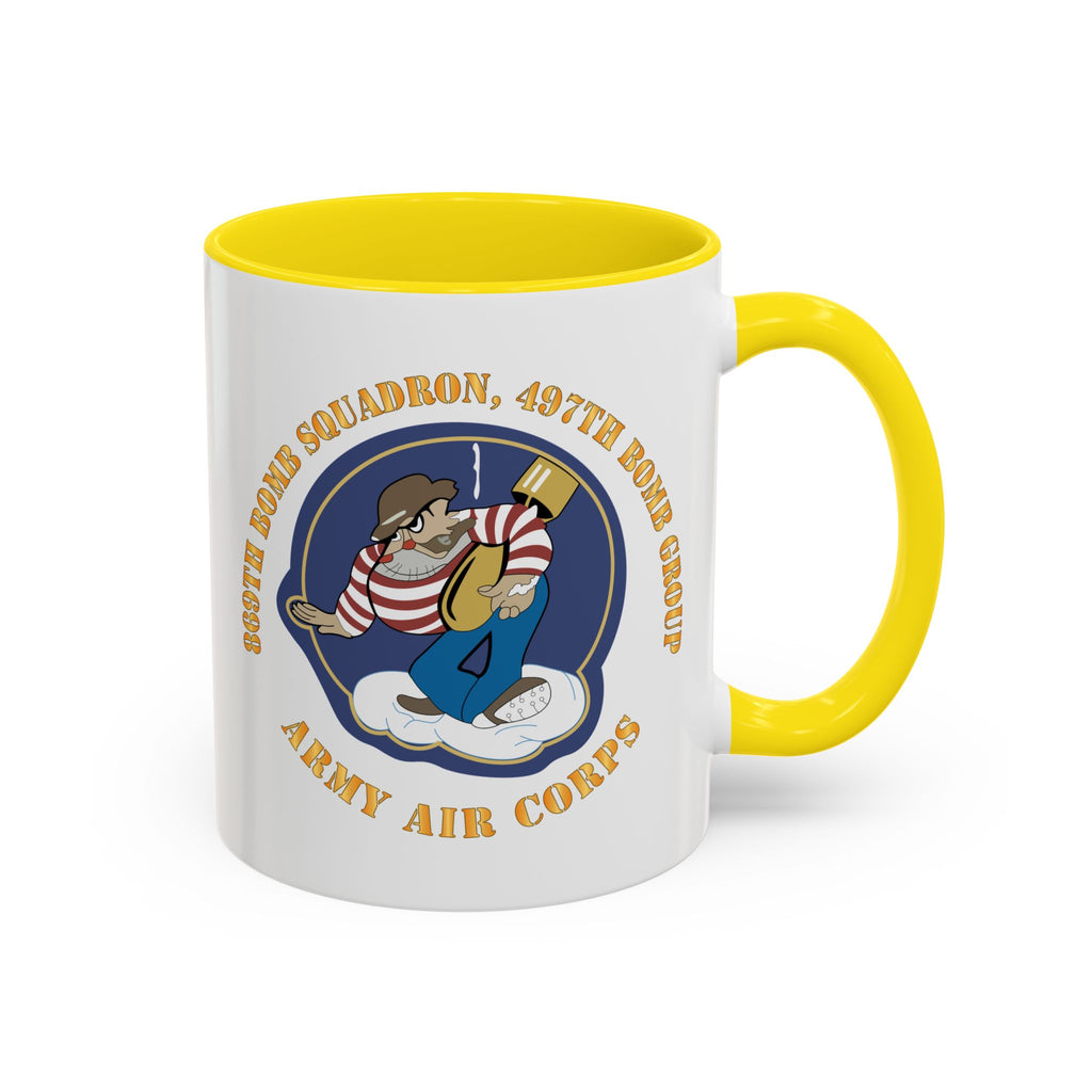 Accent Coffee Mug - AAC - 869th Bomb Squadron, 497th Bomb Group X 300