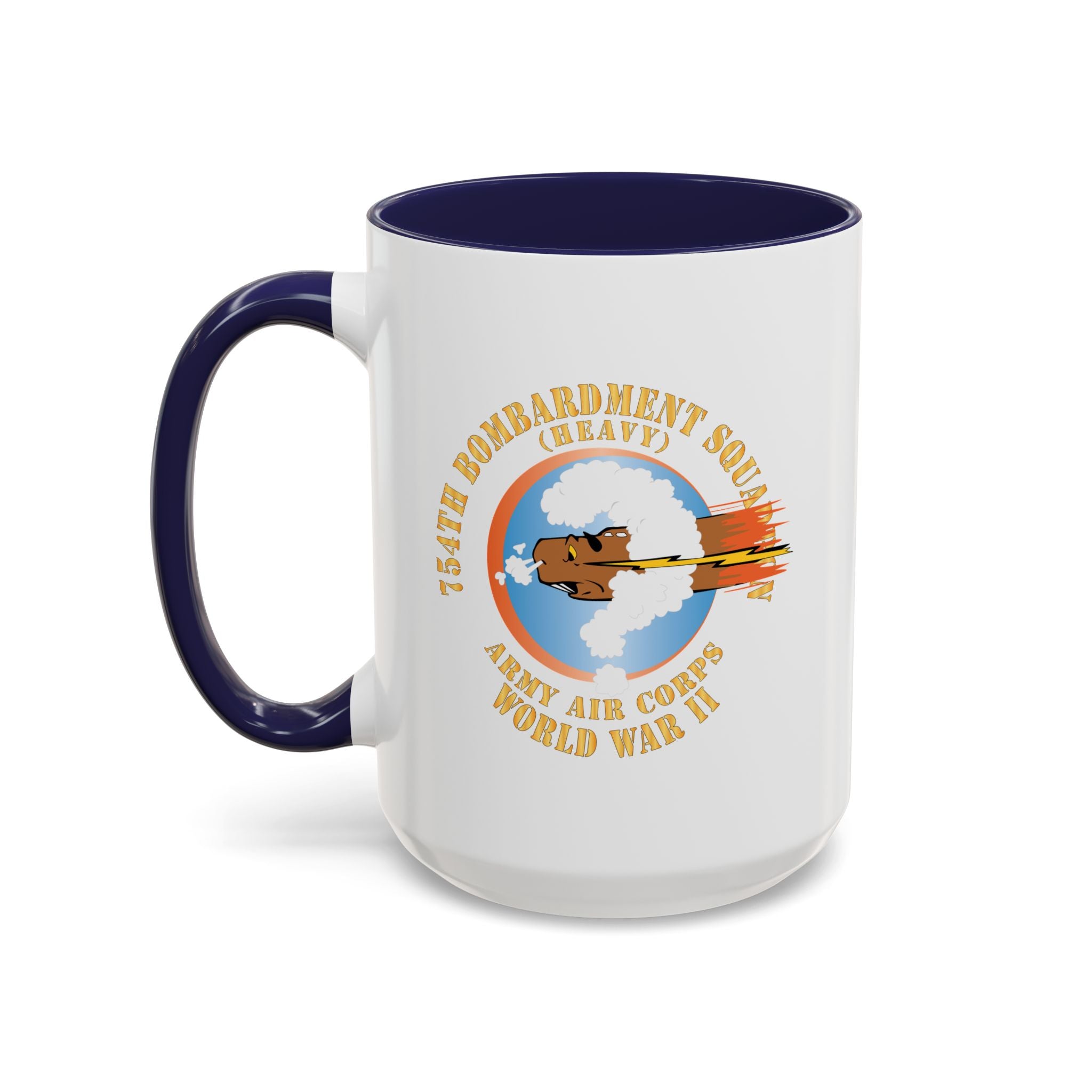 Accent Coffee Mug - AAC - 754th Bombardment Squadron - Army Air Corps - WWII X 300