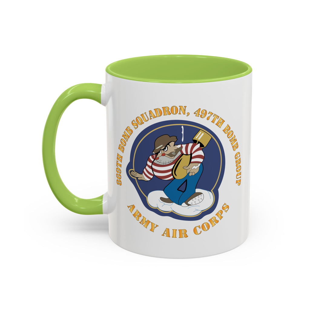 Accent Coffee Mug - AAC - 869th Bomb Squadron, 497th Bomb Group X 300