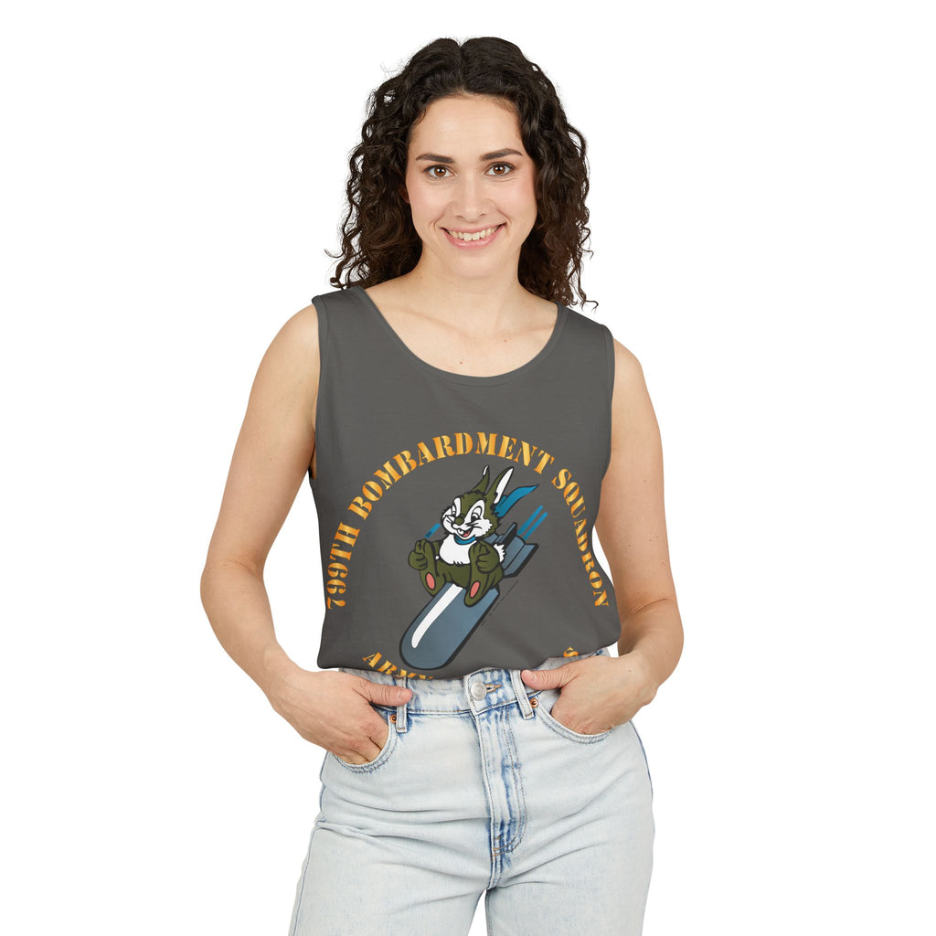 Unisex Garment-Dyed Tank Top - AAC - 799th Bombardment Squadron X 300