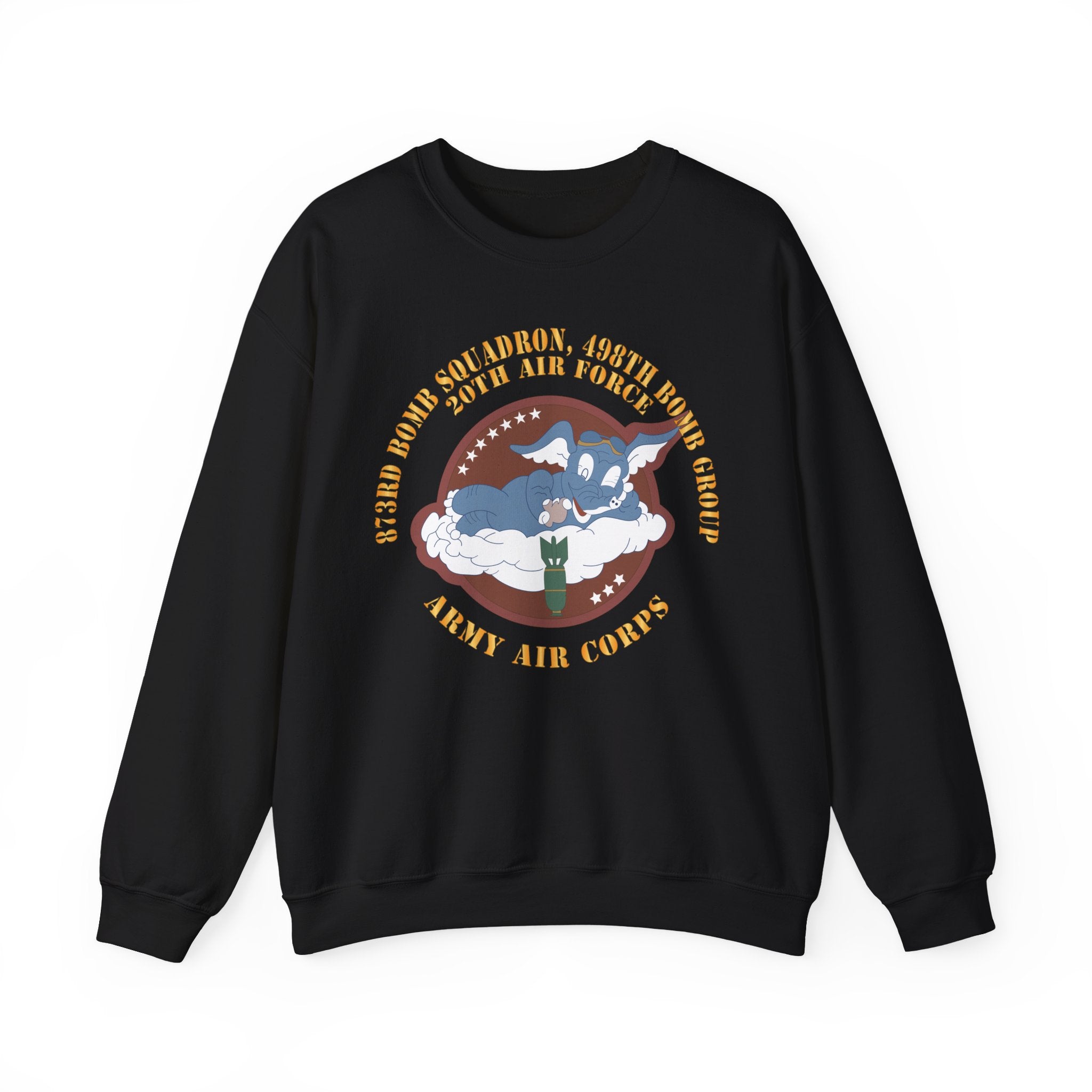 Crewneck Sweatshirt - AAC - 873rd Bomb Squadron, 498th Bomb Group - 20th AAF X 300