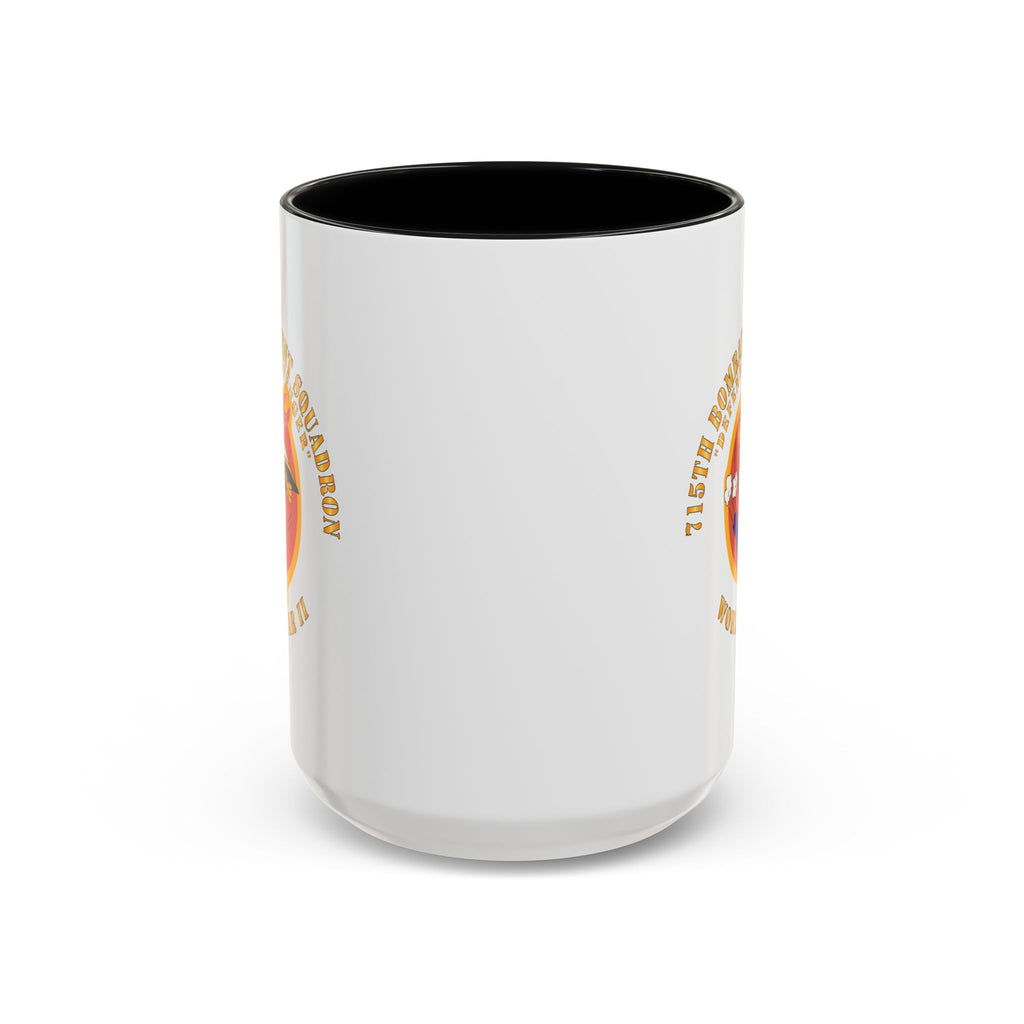 Accent Coffee Mug - ACC - 715th  Bombardment Squadron - Defender, Avenger - World War II X 300