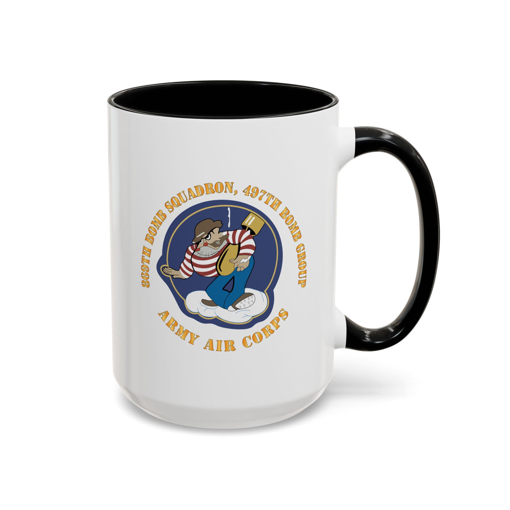 Accent Coffee Mug - AAC - 869th Bomb Squadron, 497th Bomb Group X 300