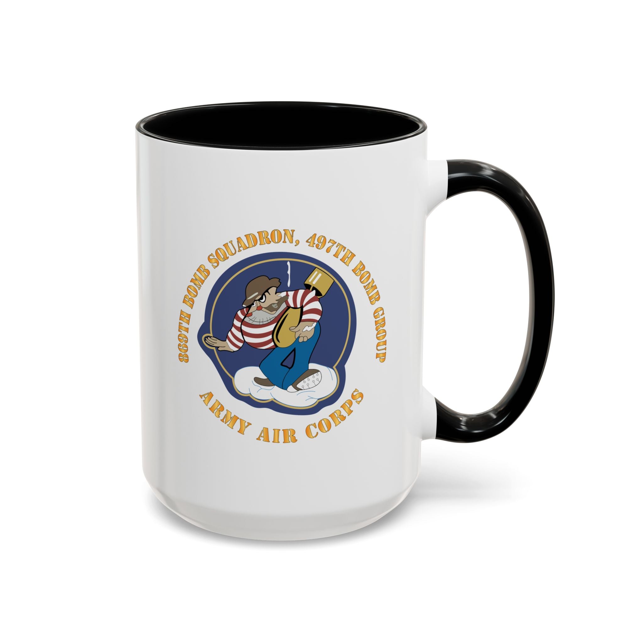 Accent Coffee Mug - AAC - 869th Bomb Squadron, 497th Bomb Group X 300