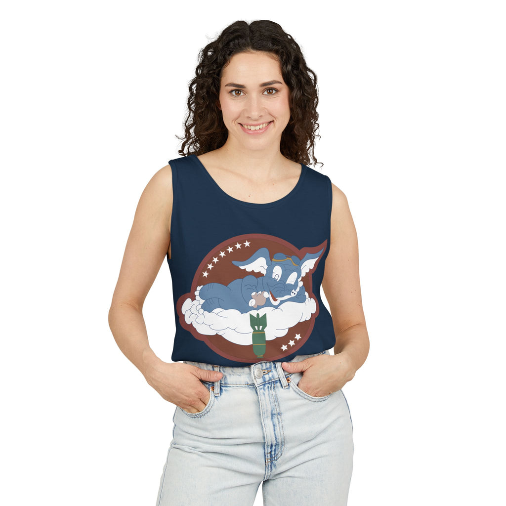 Unisex Garment-Dyed Tank Top - AAC - 873rd Bomb Squadron, 498th Bomb Group - 20th AAF wo Txt X 300