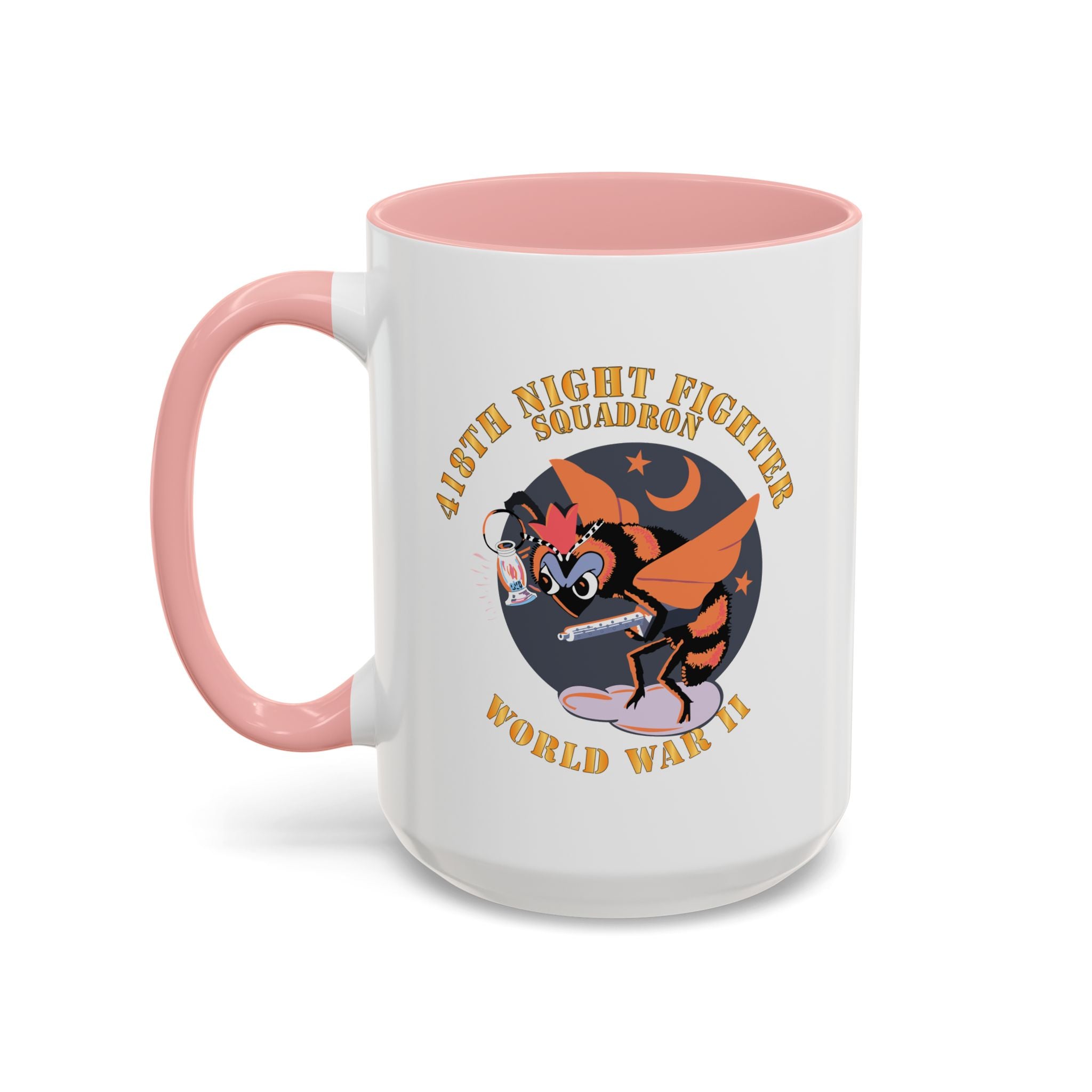 Accent Coffee Mug - AAC - 418th Night Fighter Squadron - WWII X 300