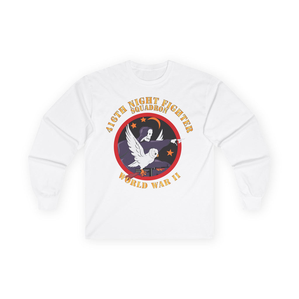 Unisex Long Sleeve Tee - AAC - 416th Night Fighter Squadron - WWII X 300