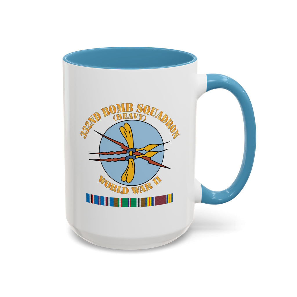 Accent Coffee Mug - AAC - 332nd Bomb Squadron WWII w SVC X 300