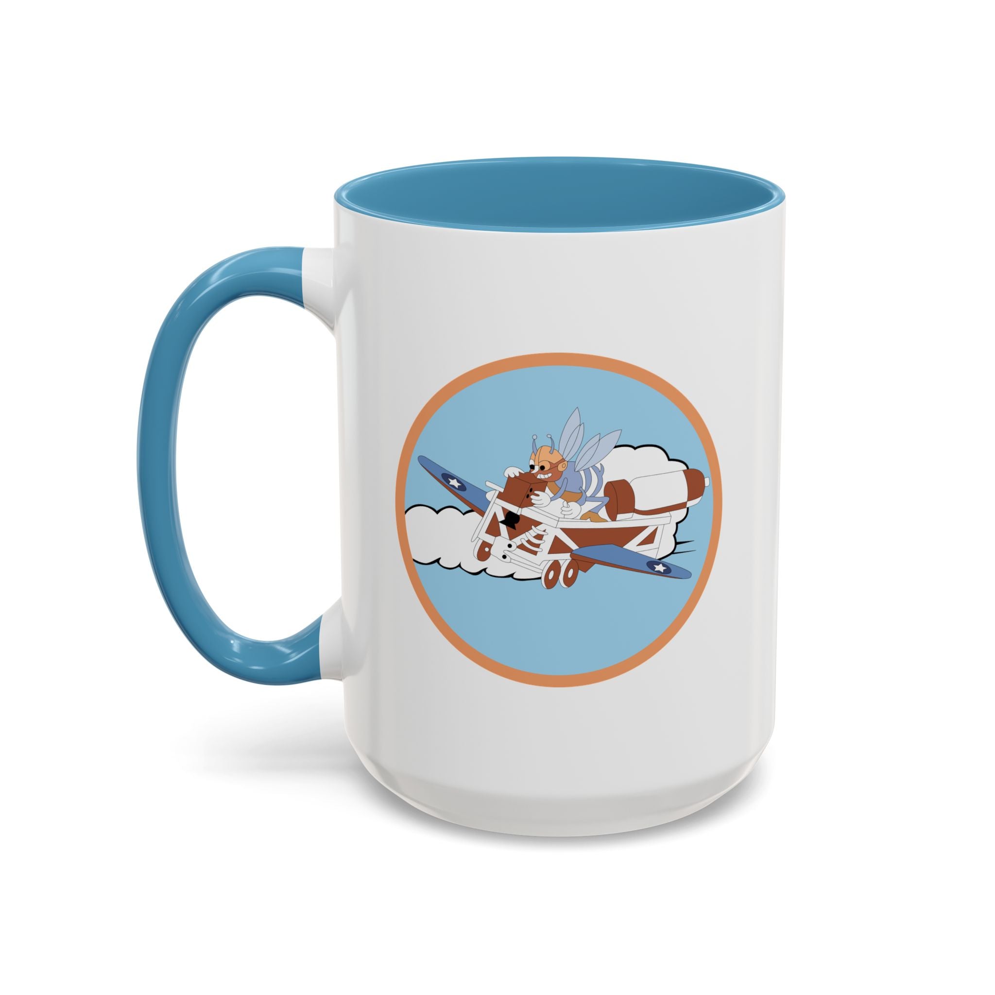 Accent Coffee Mug - AAC - 782nd Bomb Squadron, 465th Bomb Group - 15th AF wo Txt X 300