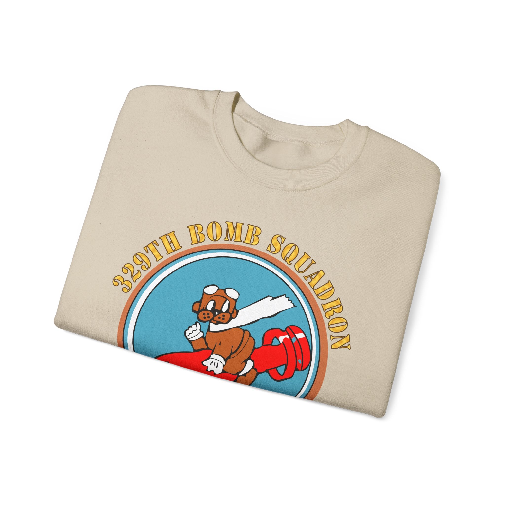 Crewneck Sweatshirt - AAC - 329th Bomb Squadron,93rd Bomb Group - WWII - USAAF