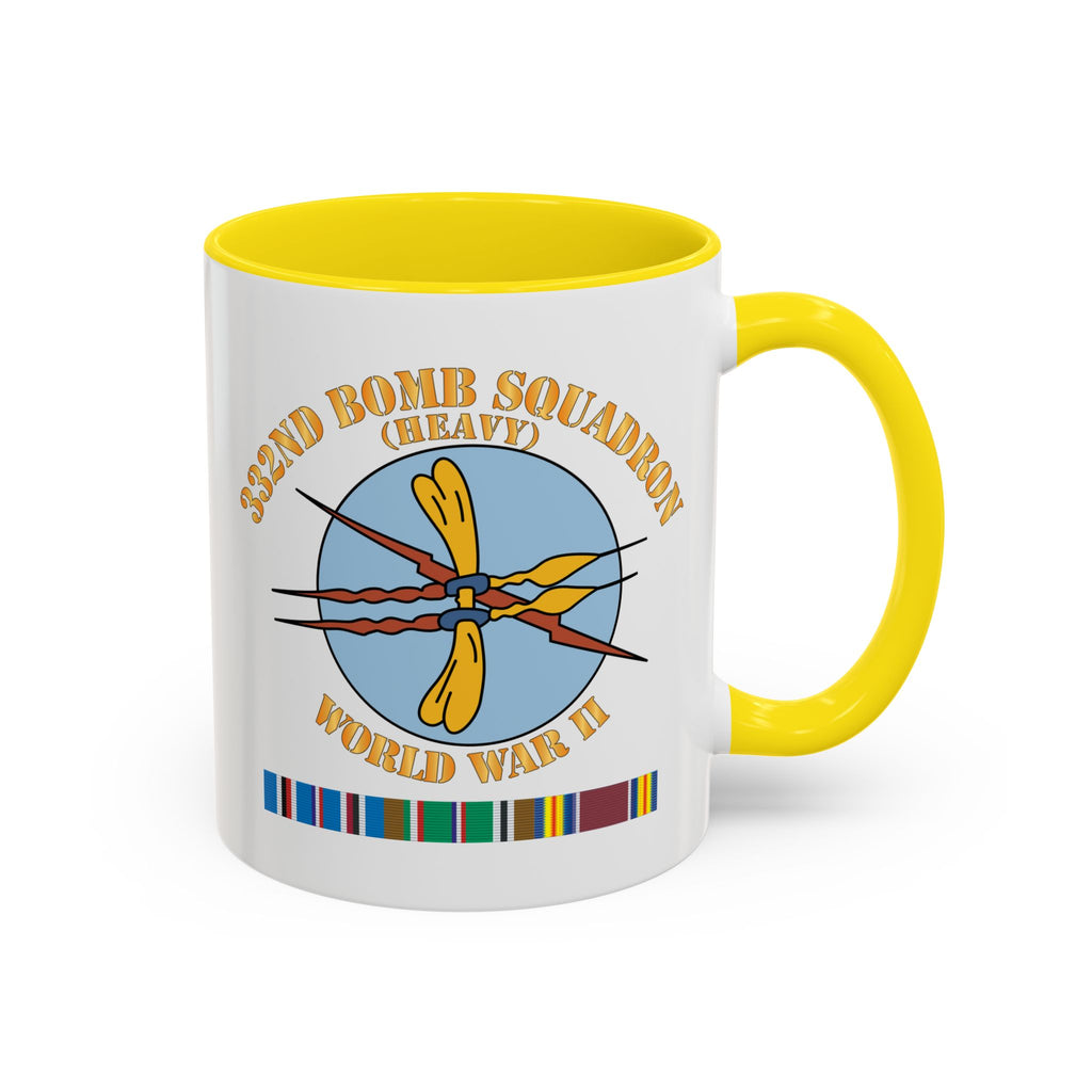 Accent Coffee Mug - AAC - 332nd Bomb Squadron WWII w SVC X 300