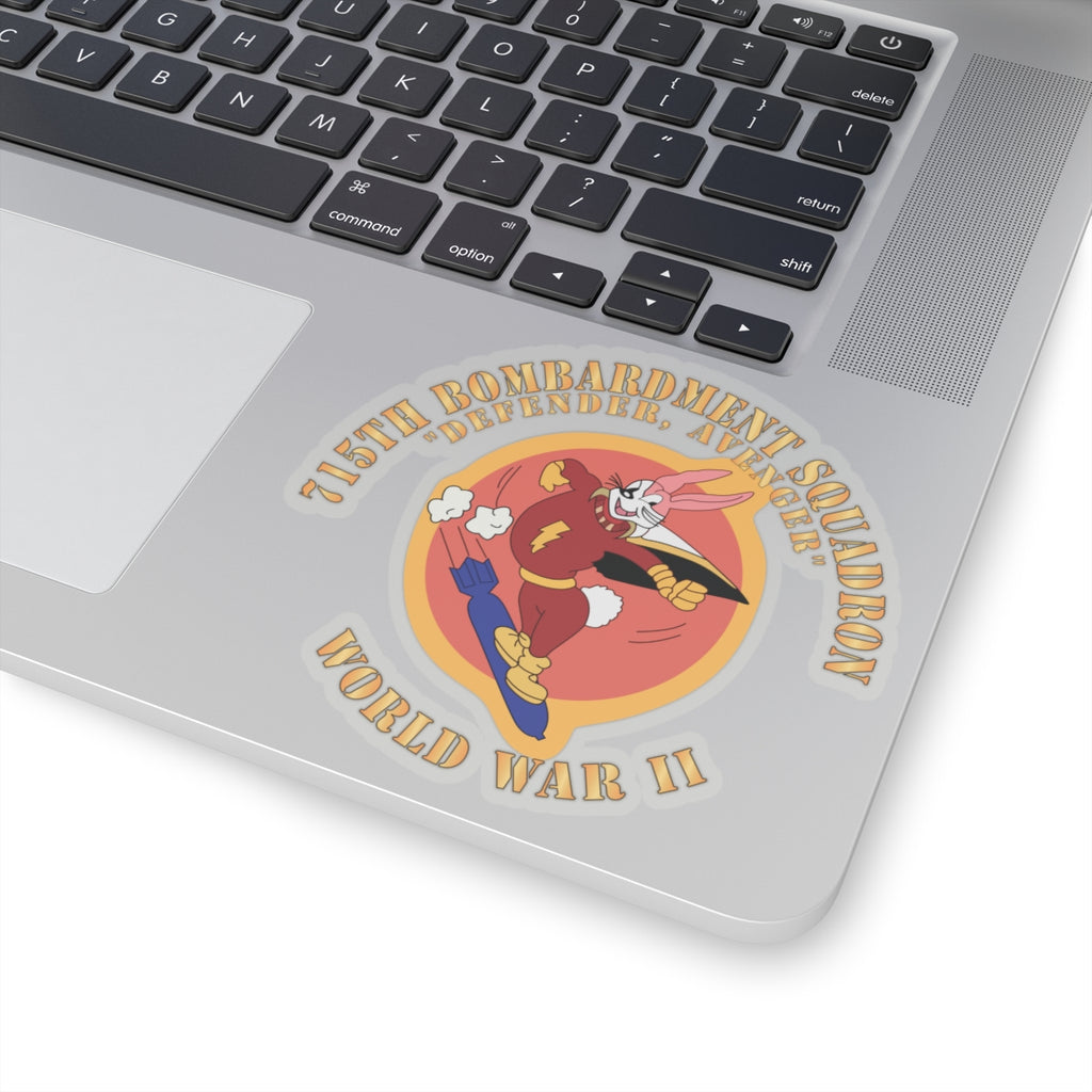 Kiss-Cut Stickers - ACC - 715th  Bombardment Squadron - Defender, Avenger - World War II X 300