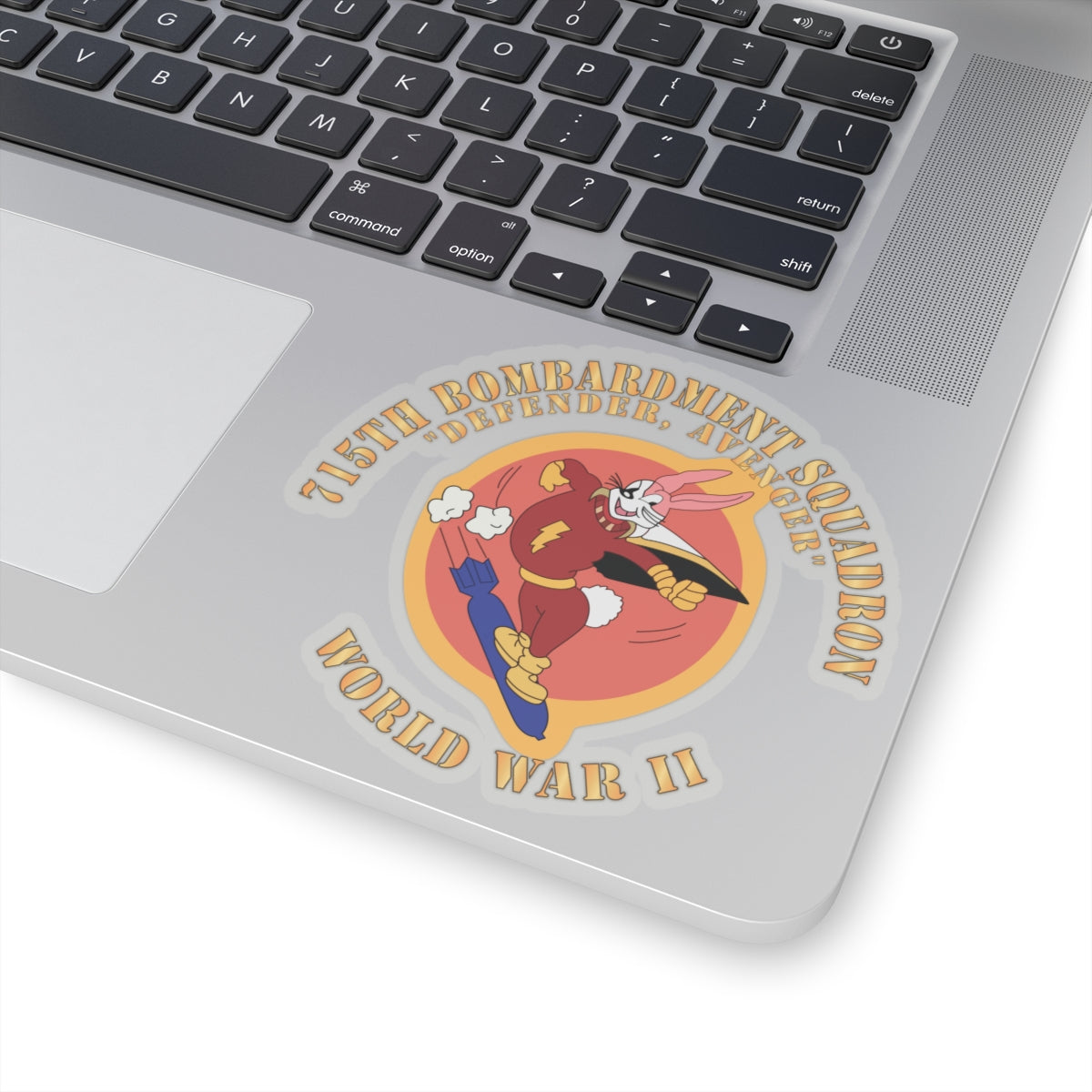 Kiss-Cut Stickers - ACC - 715th  Bombardment Squadron - Defender, Avenger - World War II X 300