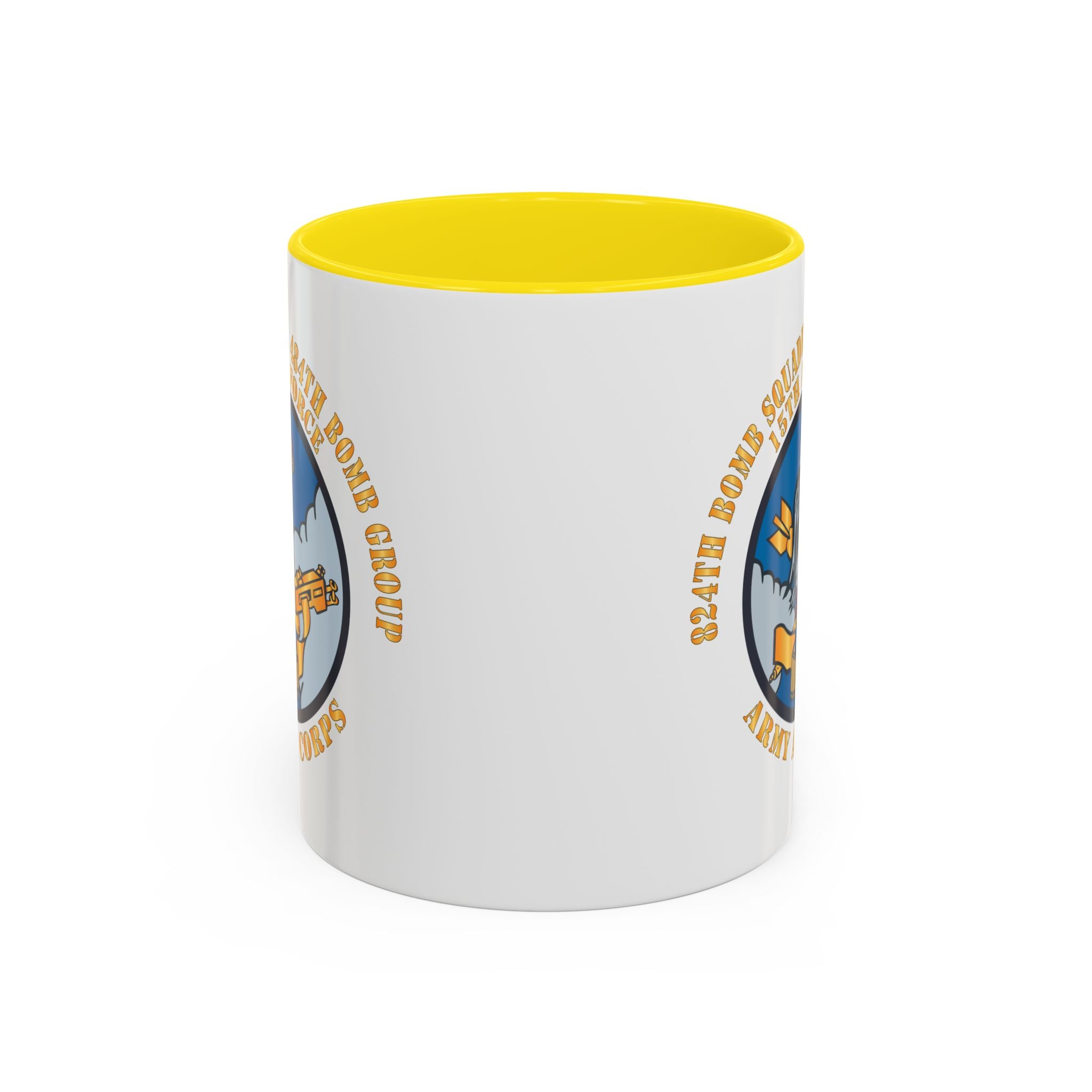 Accent Coffee Mug - AAC - 824th Bomb Squadron, 484th Bomb Group - 15th AAF X 300