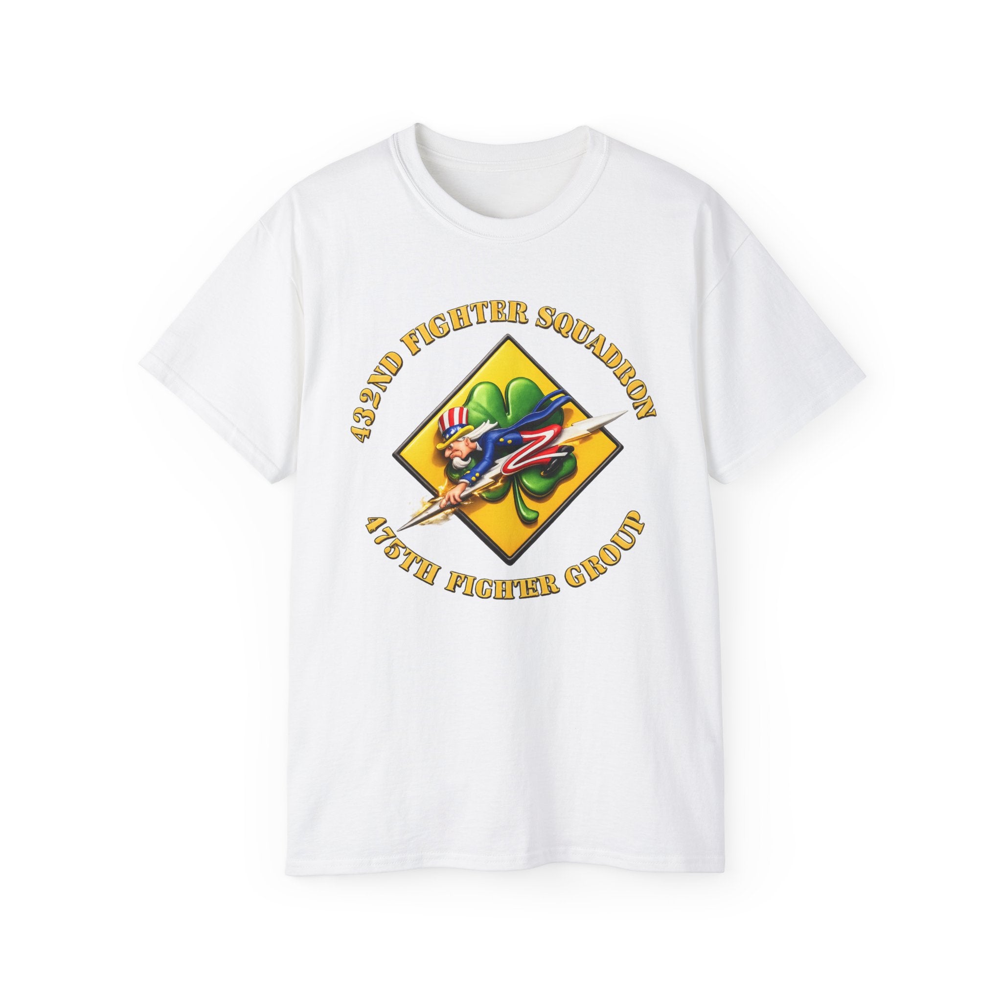 Unisex Ultra Cotton Tee - AAC - 432nd Fighter Squadron - 475th Fighter Group