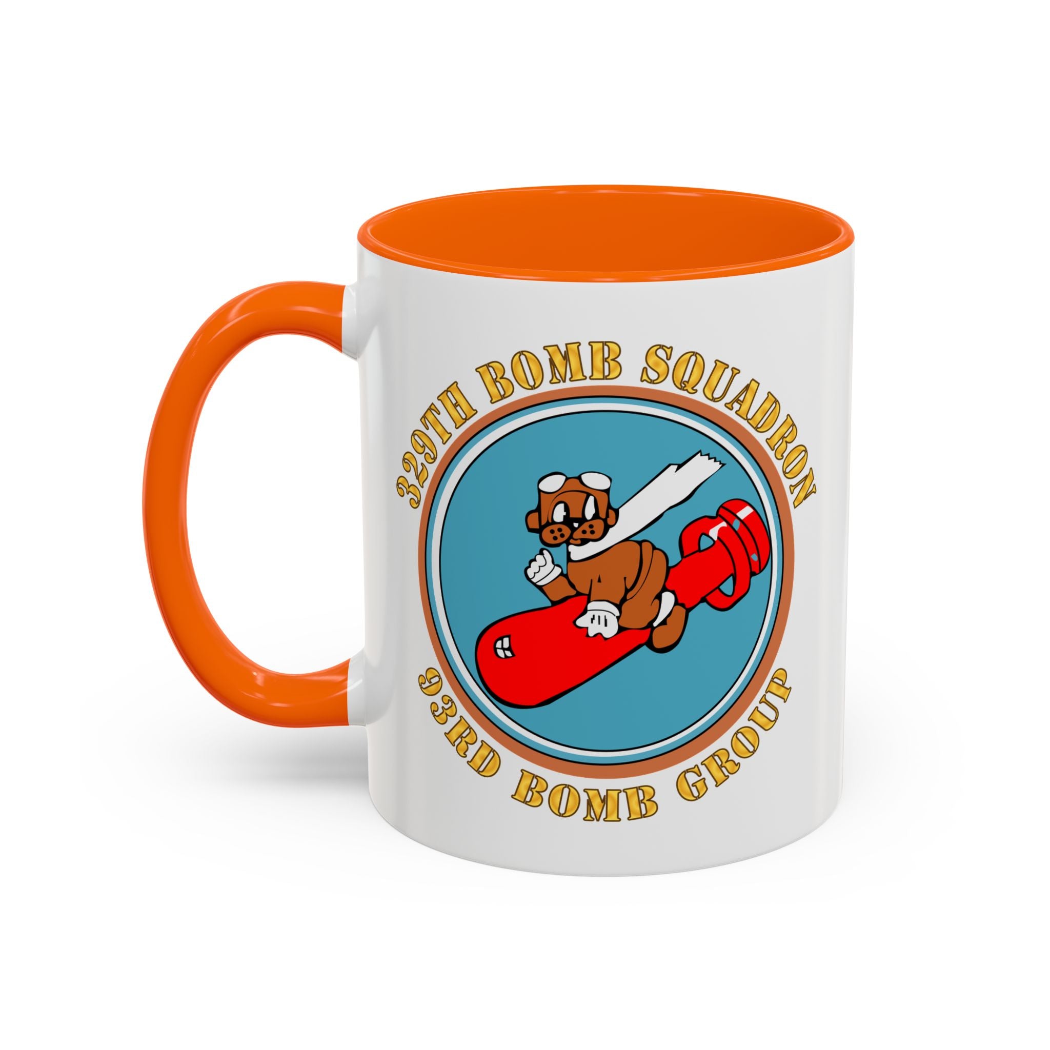 Accent Coffee Mug - AAC - 329th Bomb Squadron,93rd Bomb Group - WWII - USAAF