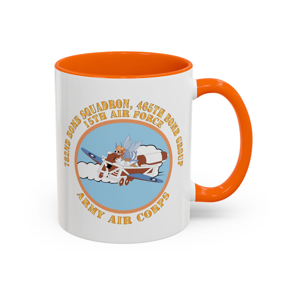 Accent Coffee Mug - AAC - 782nd Bomb Squadron, 465th Bomb Group - 15th AF X 300