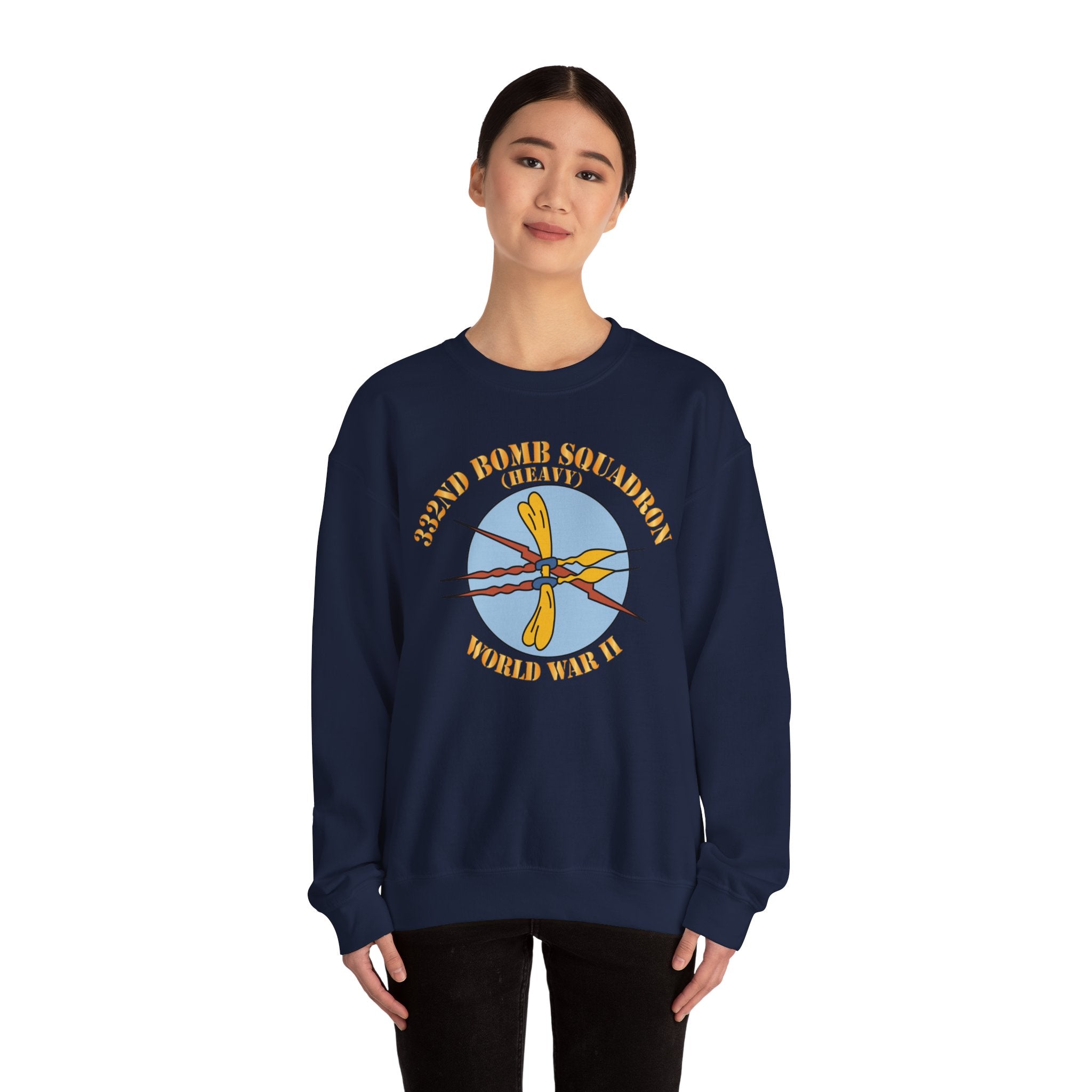 Crewneck Sweatshirt - AAC - 332nd Bomb Squadron WWII X 300
