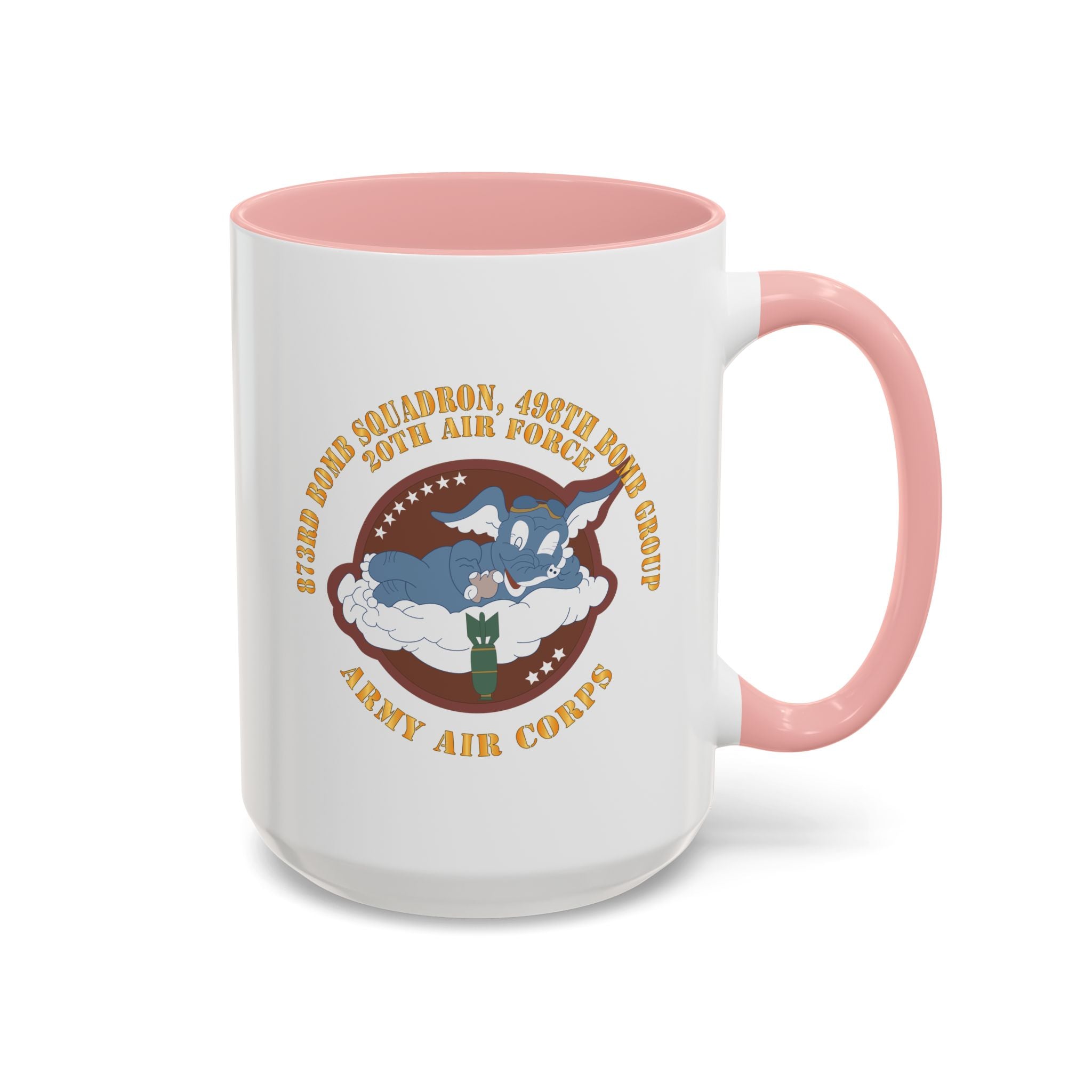 Accent Coffee Mug - AAC - 873rd Bomb Squadron, 498th Bomb Group - 20th AAF X 300