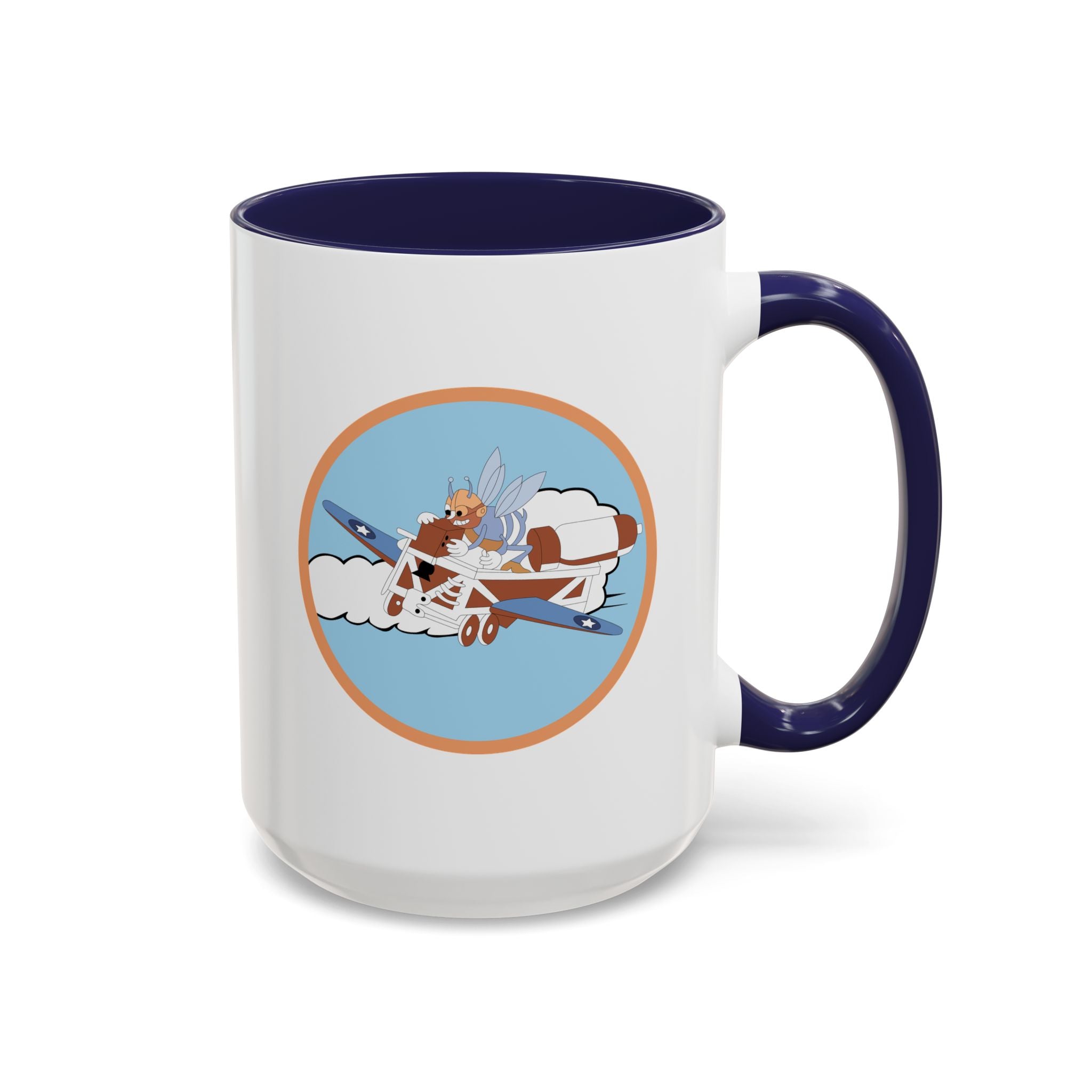 Accent Coffee Mug - AAC - 782nd Bomb Squadron, 465th Bomb Group - 15th AF wo Txt X 300