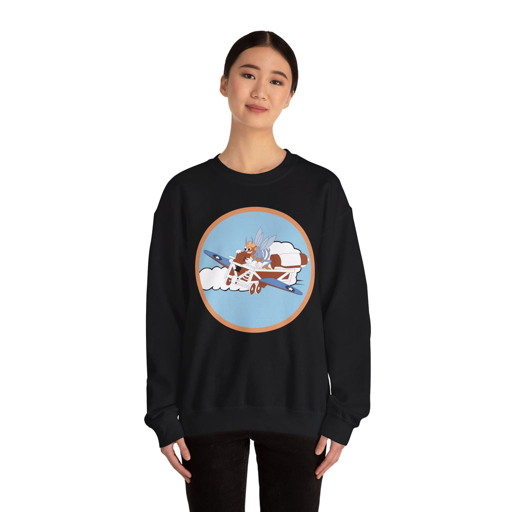 Crewneck Sweatshirt - AAC - 782nd Bomb Squadron, 465th Bomb Group - 15th AF wo Txt X 300