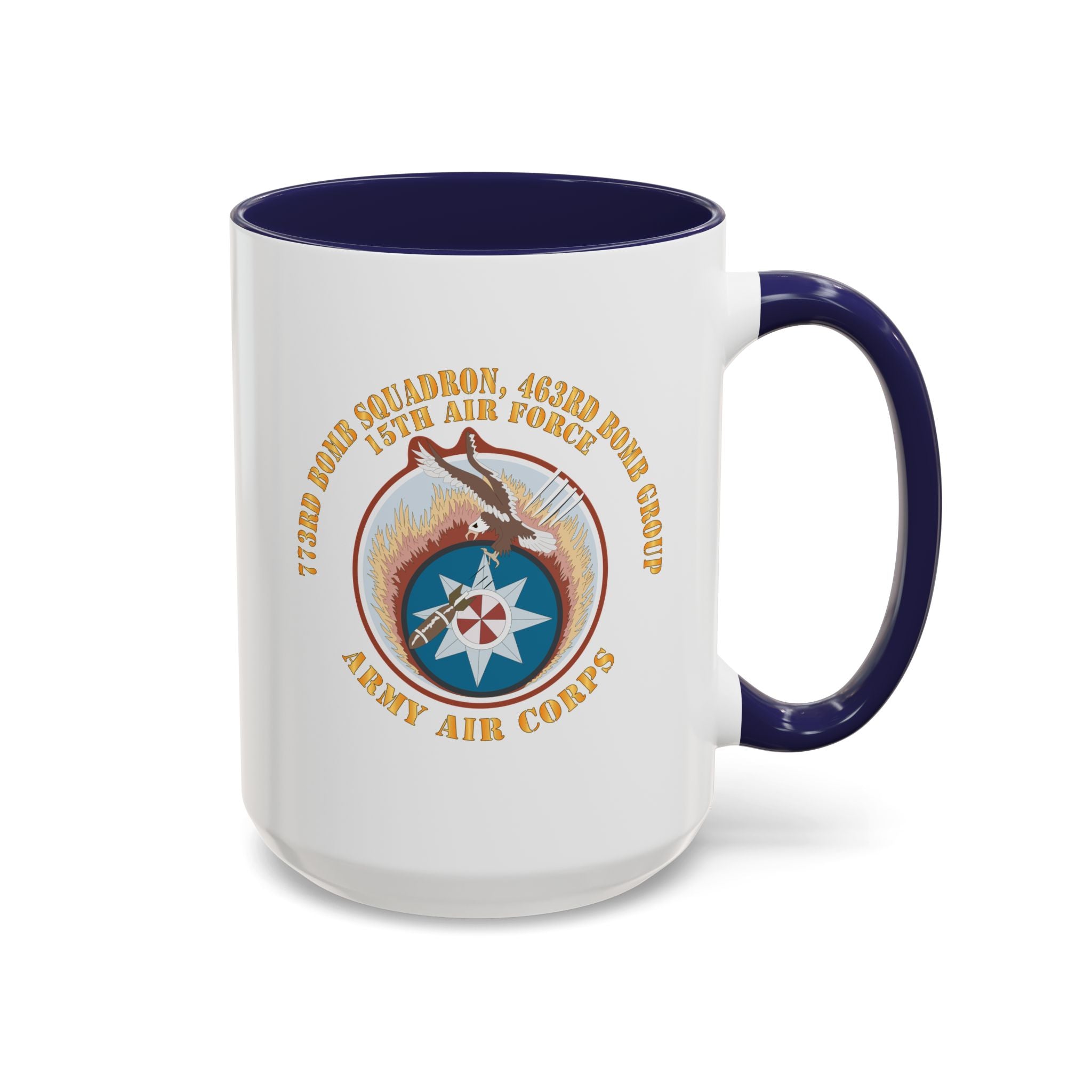 Accent Coffee Mug - AAC - 773rd Bomb Squadron, 463rd Bomb Group - 15th AF X 300